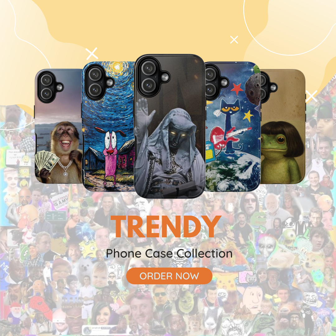 Trendy Senpai Wear phone cases collection with Anti Social Social Club designs on display.