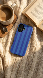 1 Style Blue Stripes Inspire custom Trendy Phone Case Collection for iPhone 17-11, Samsung S25-S21 - Senpai Wear