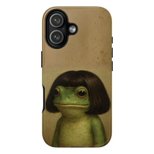 1 Style Frog with Haircut Inspire custom Trendy Phone Case Collection for iPhone 17-11, Samsung S25-S21 - Senpai Wear