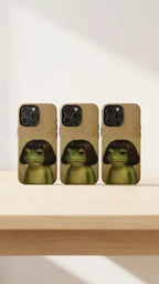 1 Style Frog with Haircut Inspire custom Trendy Phone Case Collection for iPhone 17-11, Samsung S25-S21 - Senpai Wear