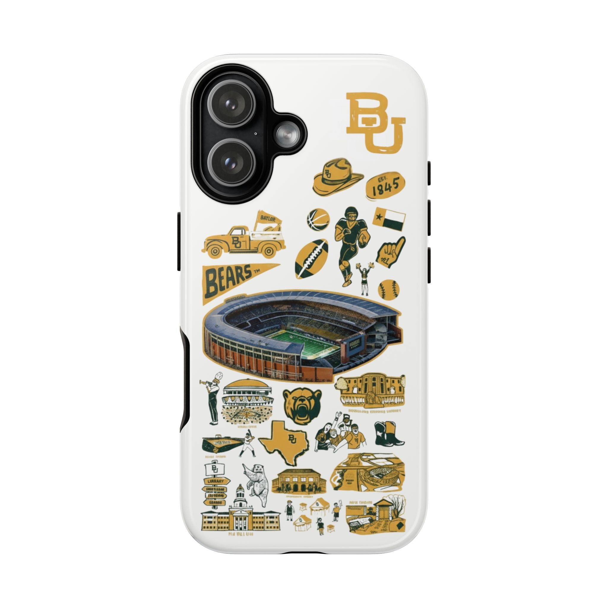11 Style College Football Teams Inspire custom Sport Phone Case Collection for iPhone 17-11, Samsung S25-S21 - Senpai Wear