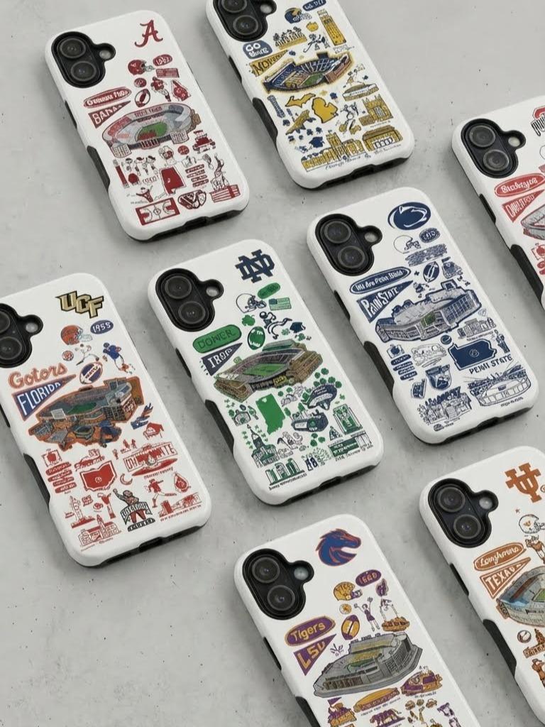 11 Style College Football Teams Inspire custom Sport Phone Case Collection for iPhone 17-11, Samsung S25-S21 - Senpai Wear