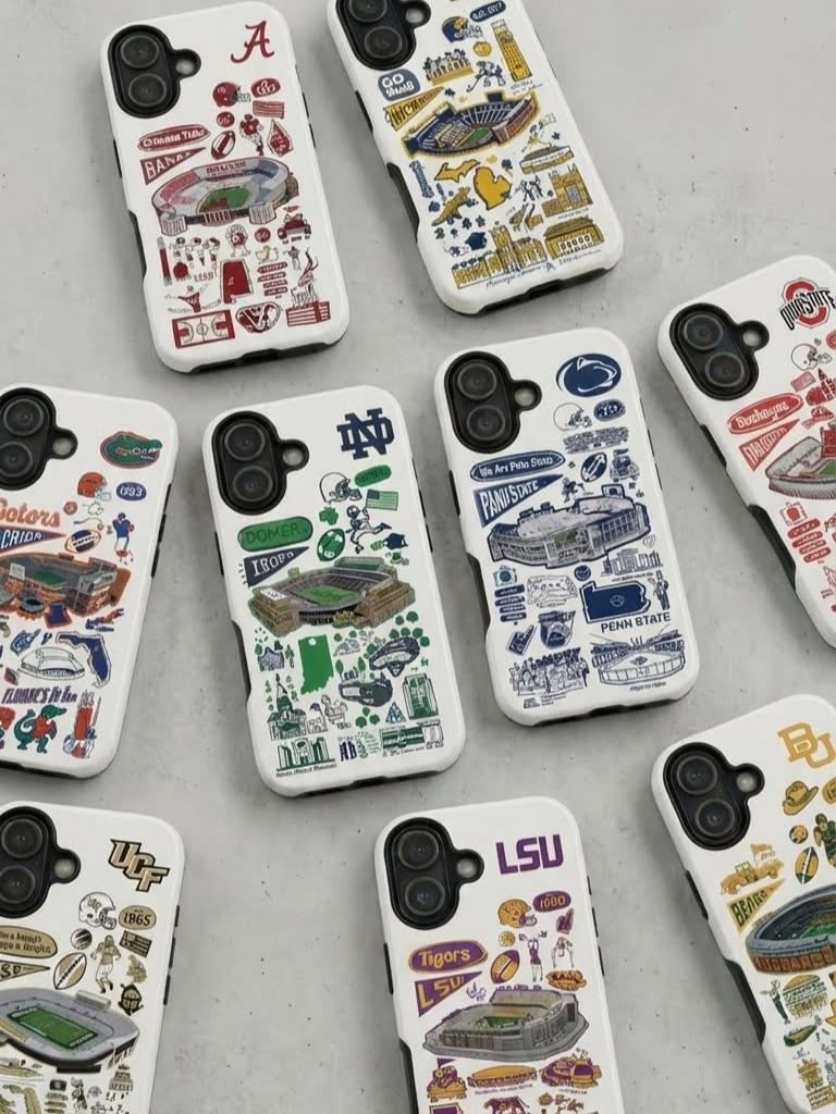 11 Style College Football Teams Inspire custom Sport Phone Case Collection for iPhone 17-11, Samsung S25-S21 - Senpai Wear