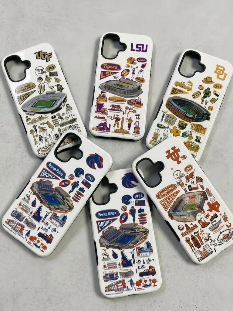 11 Style College Football Teams Inspire custom Sport Phone Case Collection for iPhone 17-11, Samsung S25-S21 - Senpai Wear