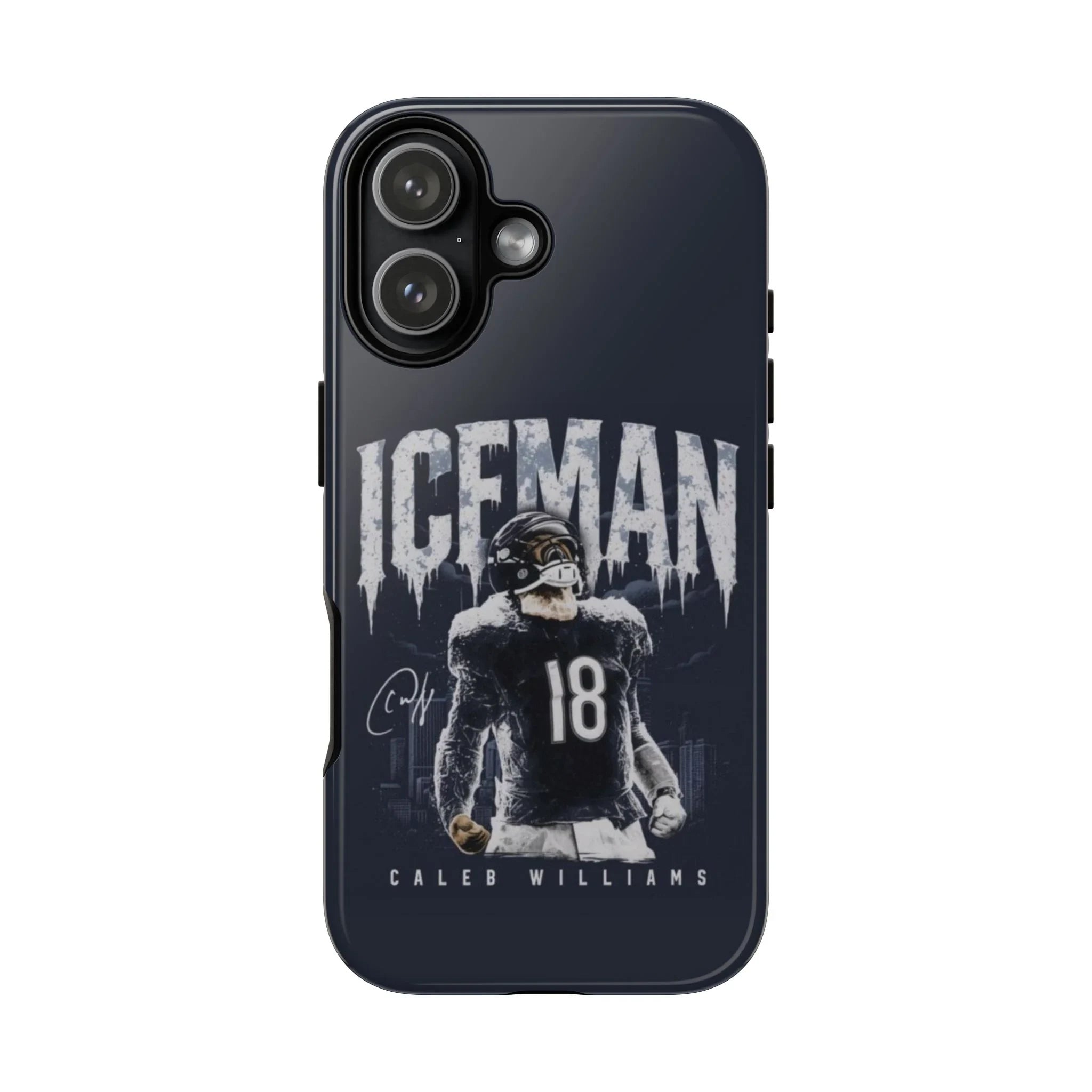 2 Style Caleb Williams Chicago Bears QB1 Inspire custom Sport Phone Case Collection for iPhone 17-11, Samsung S25-S21 - Senpai Wear