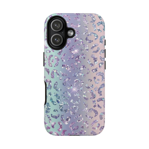 2 Style Leopard Glitter Inspire custom Trendy Phone Case Collection for iPhone 17-11, Samsung S25-S21 - Senpai Wear