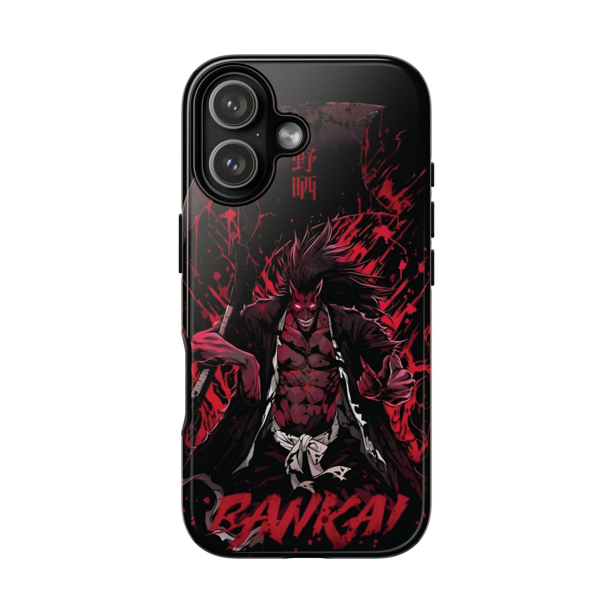3 Style Kenpachi Bleach Inspire custom Anime Phone Case Collection for iPhone 17-11, Samsung S25-S21 - Senpai Wear