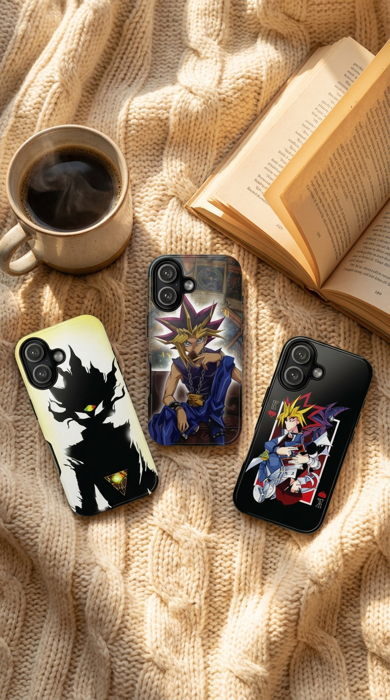3 Style Yami Yugi Yu-Gi-Oh! Inspire custom Anime Phone Case Collection for iPhone 17-11, Samsung S25-S21 - Senpai Wear