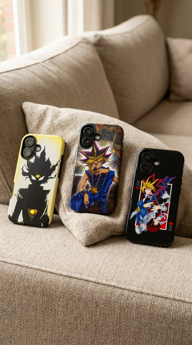 3 Style Yami Yugi Yu-Gi-Oh! Inspire custom Anime Phone Case Collection for iPhone 17-11, Samsung S25-S21 - Senpai Wear