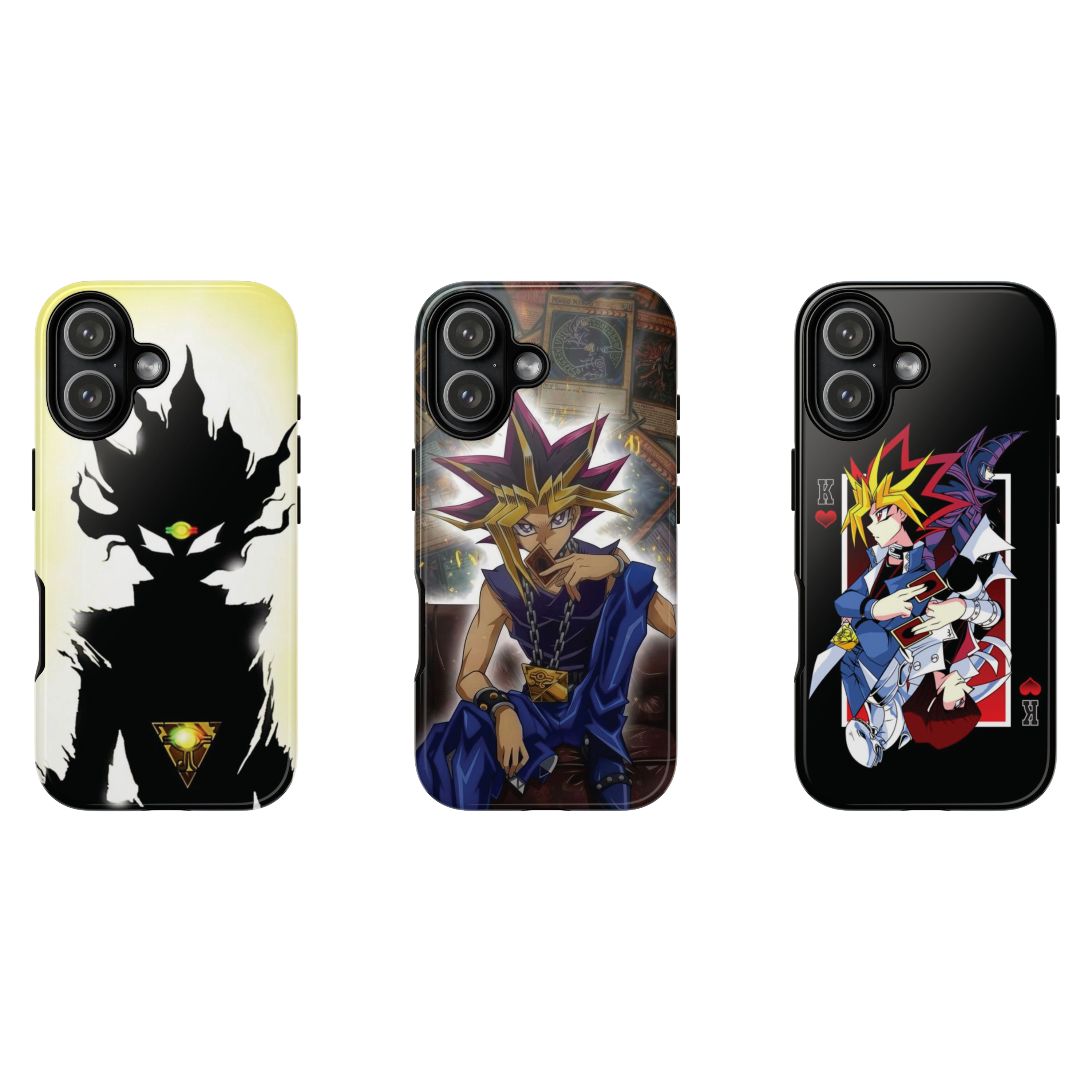 3 Style Yami Yugi Yu-Gi-Oh! Inspire custom Anime Phone Case Collection for iPhone 17-11, Samsung S25-S21 - Senpai Wear