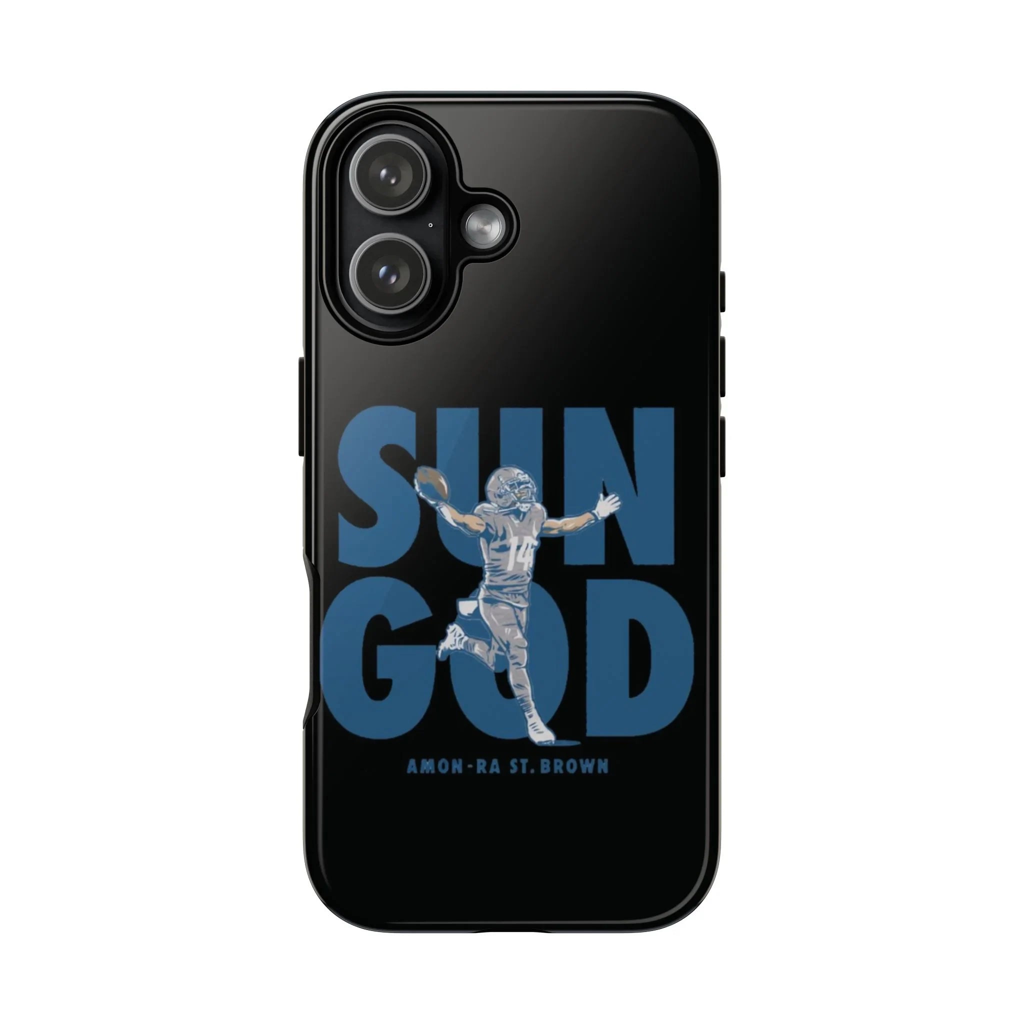 4 Style Amon-Ra St. Brown Football Player NFL Inspire custom Sport Phone Case Collection for iPhone 17-11, Samsung S25-S21 - Senpai Wear