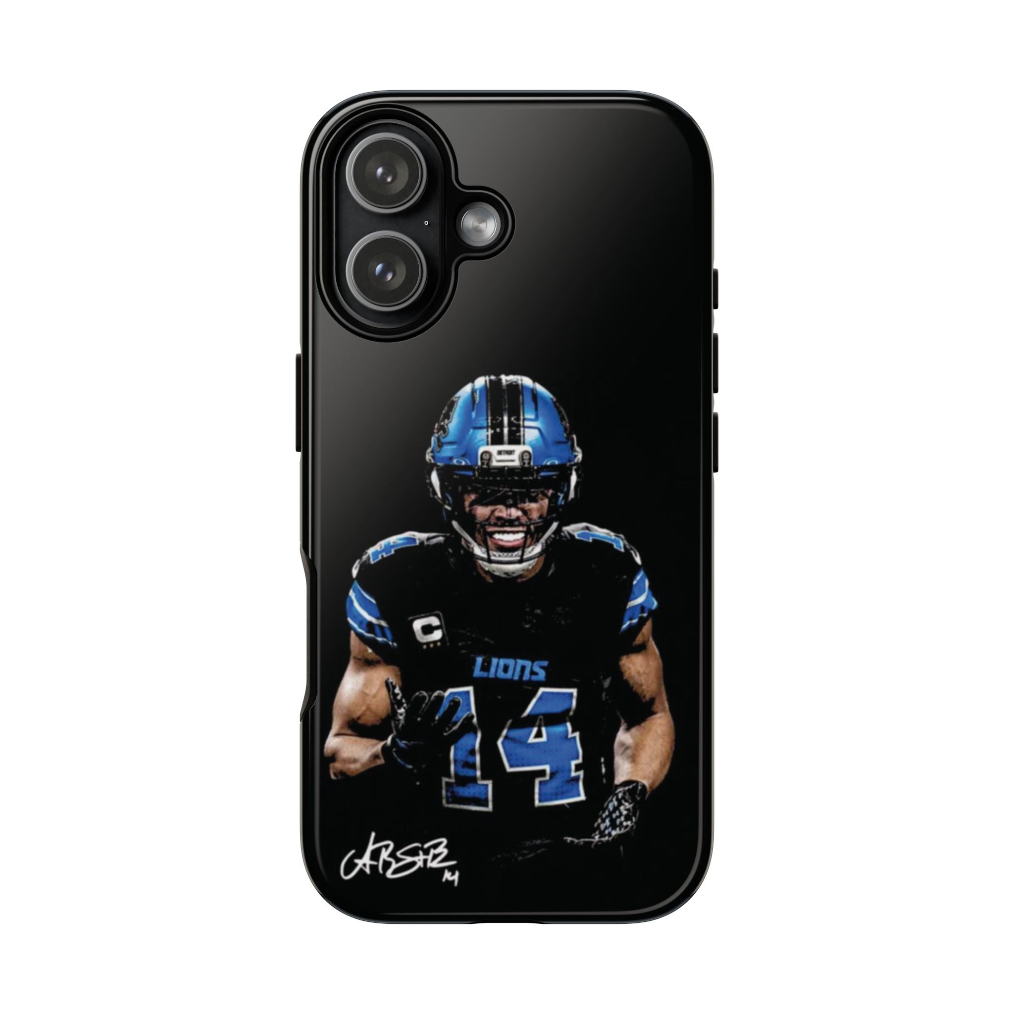 4 Style Amon-Ra St. Brown Football Player NFL Inspire custom Sport Phone Case Collection for iPhone 17-11, Samsung S25-S21 - Senpai Wear