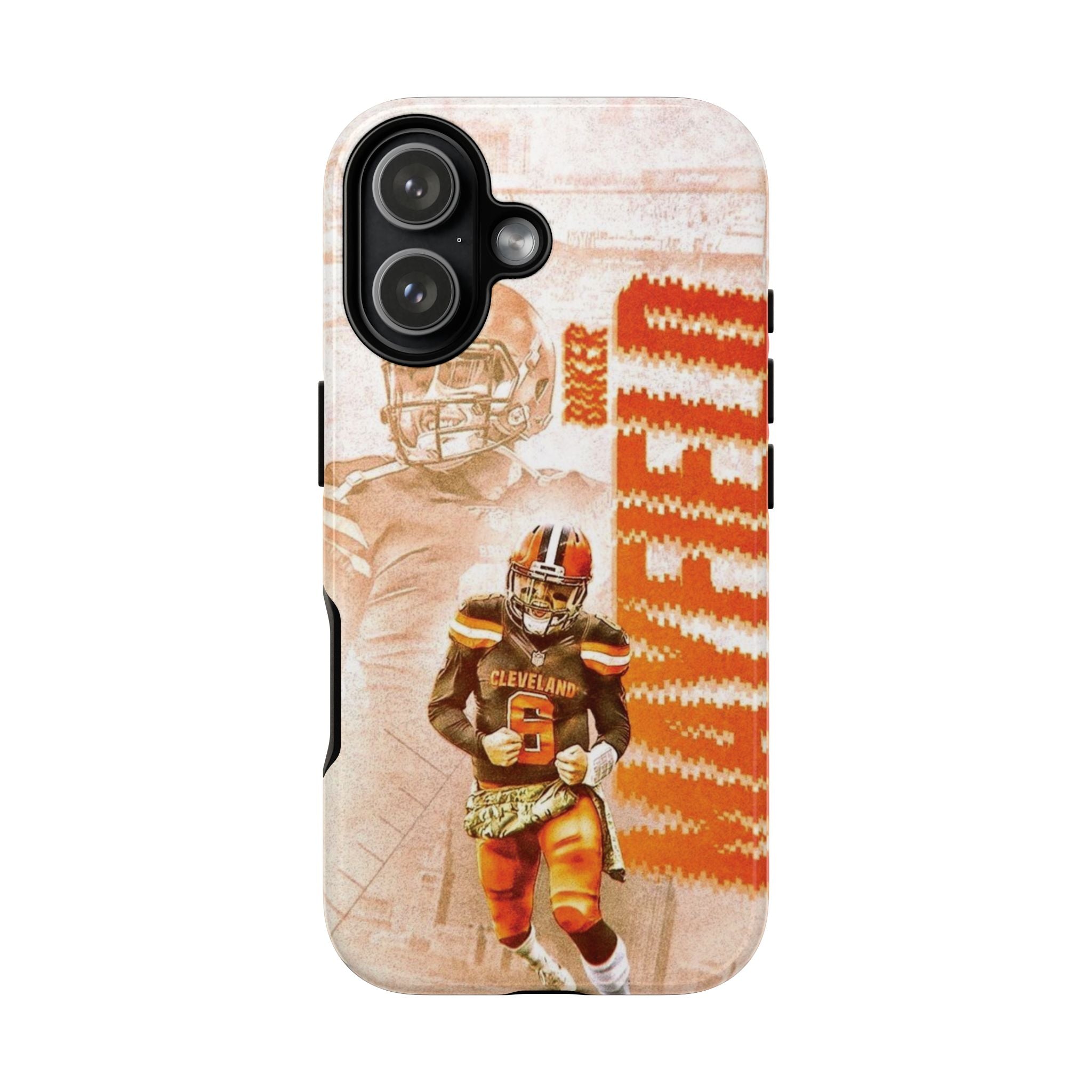 4 Style Baker Mayfield Football Player NFL Inspire custom Sport Phone Case Collection for iPhone 17-11, Samsung S25-S21 - Senpai Wear