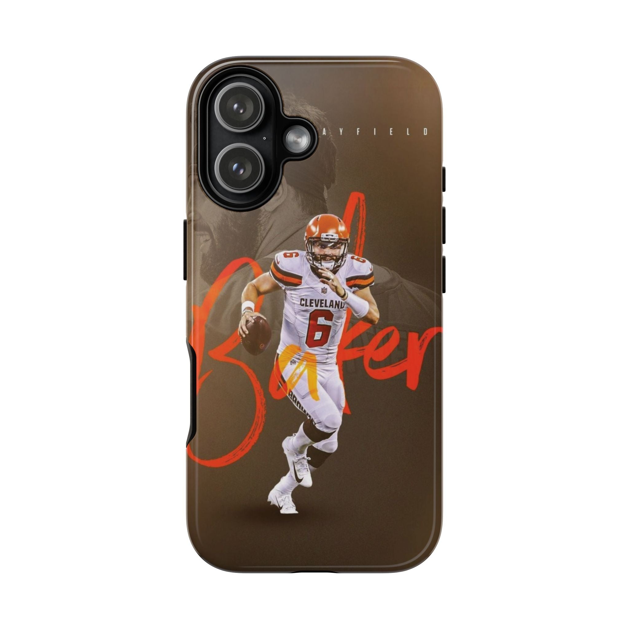4 Style Baker Mayfield Football Player NFL Inspire custom Sport Phone Case Collection for iPhone 17-11, Samsung S25-S21 - Senpai Wear