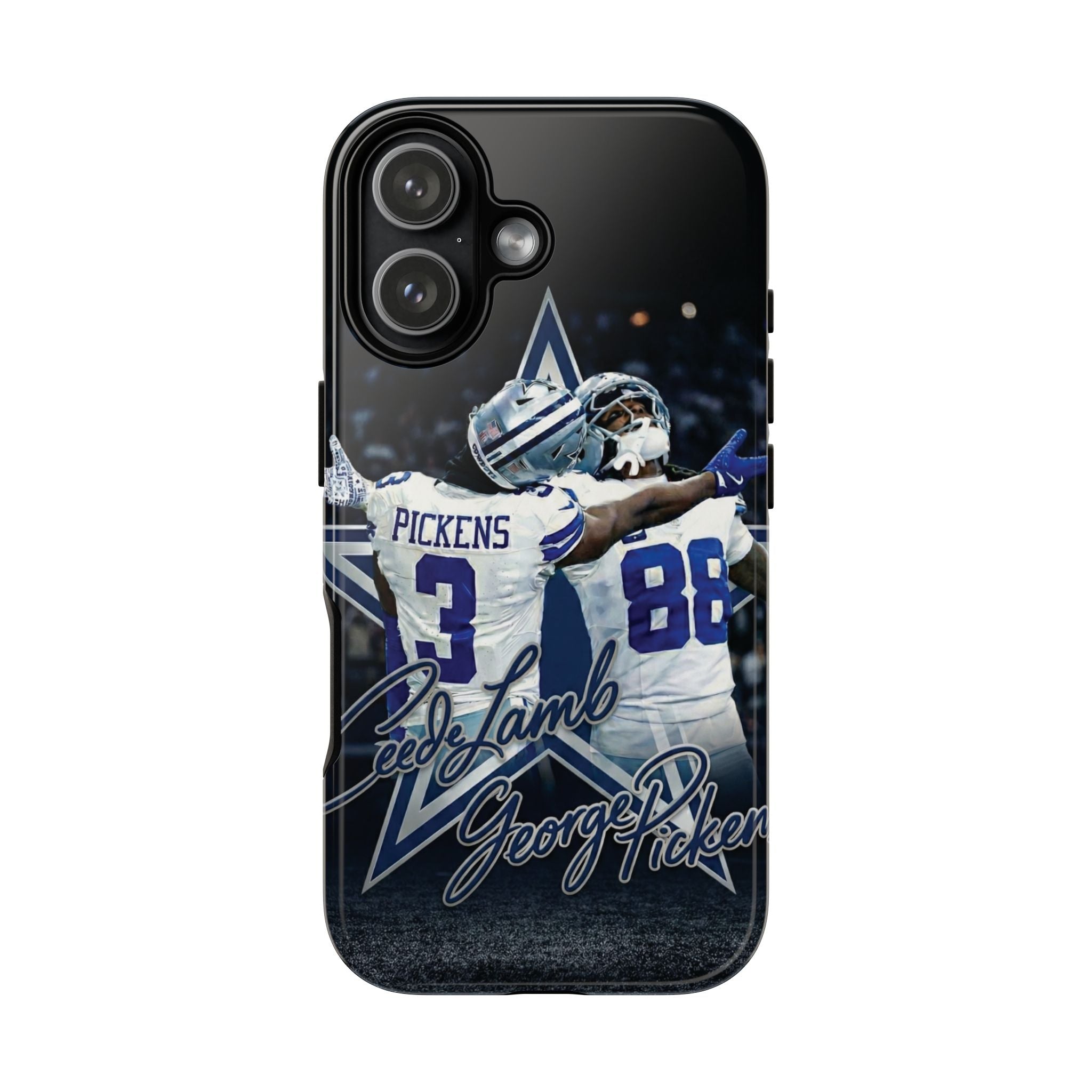 4 Style Best Duo Ceedee Lamb and George Pickens NFL Football Inspire custom Sport Phone Case Collection for iPhone 17-11, Samsung S25-S21