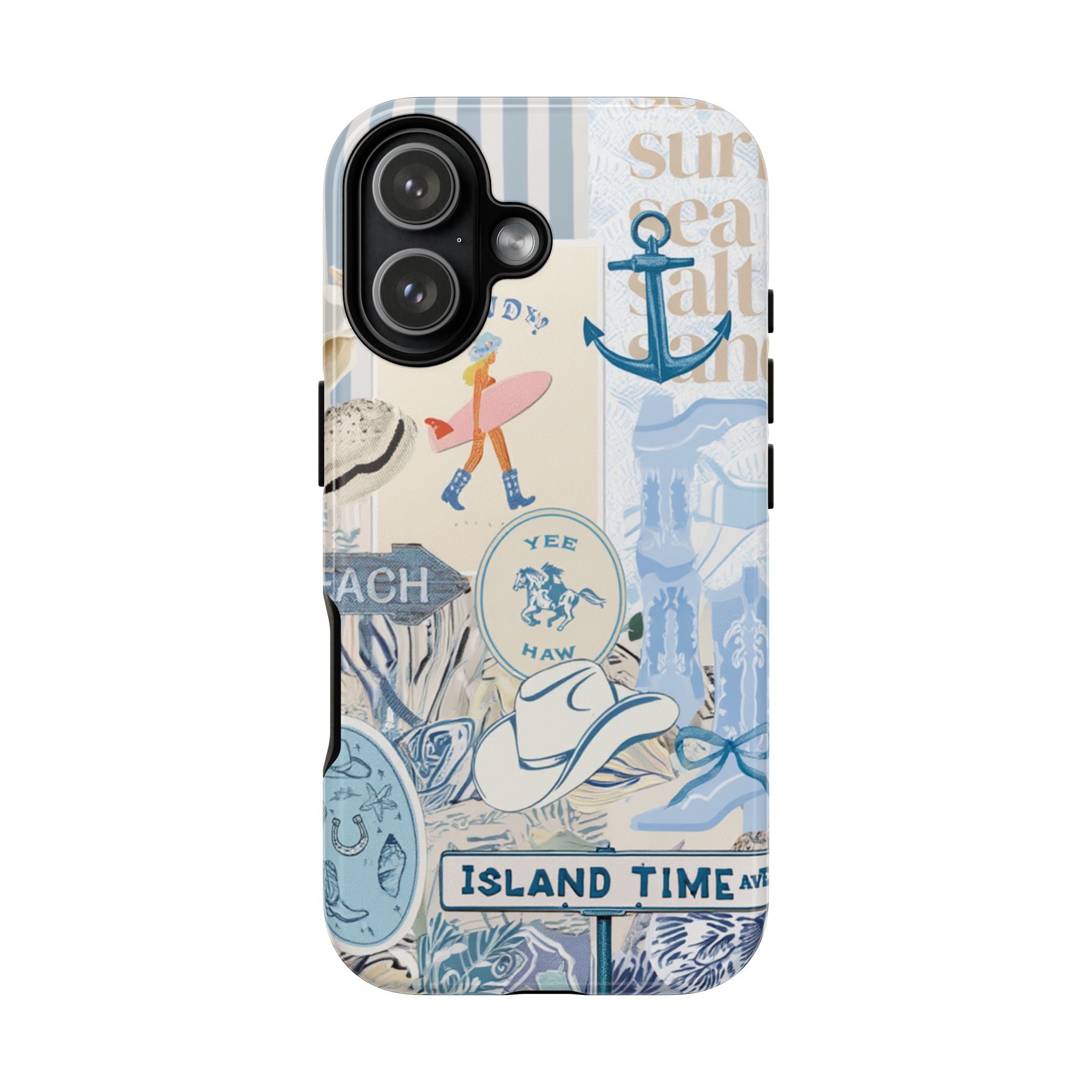 4 Style Blue Aesthetic Inspire custom Trendy Phone Case Collection for iPhone 17-11, Samsung S25-S21 - Senpai Wear