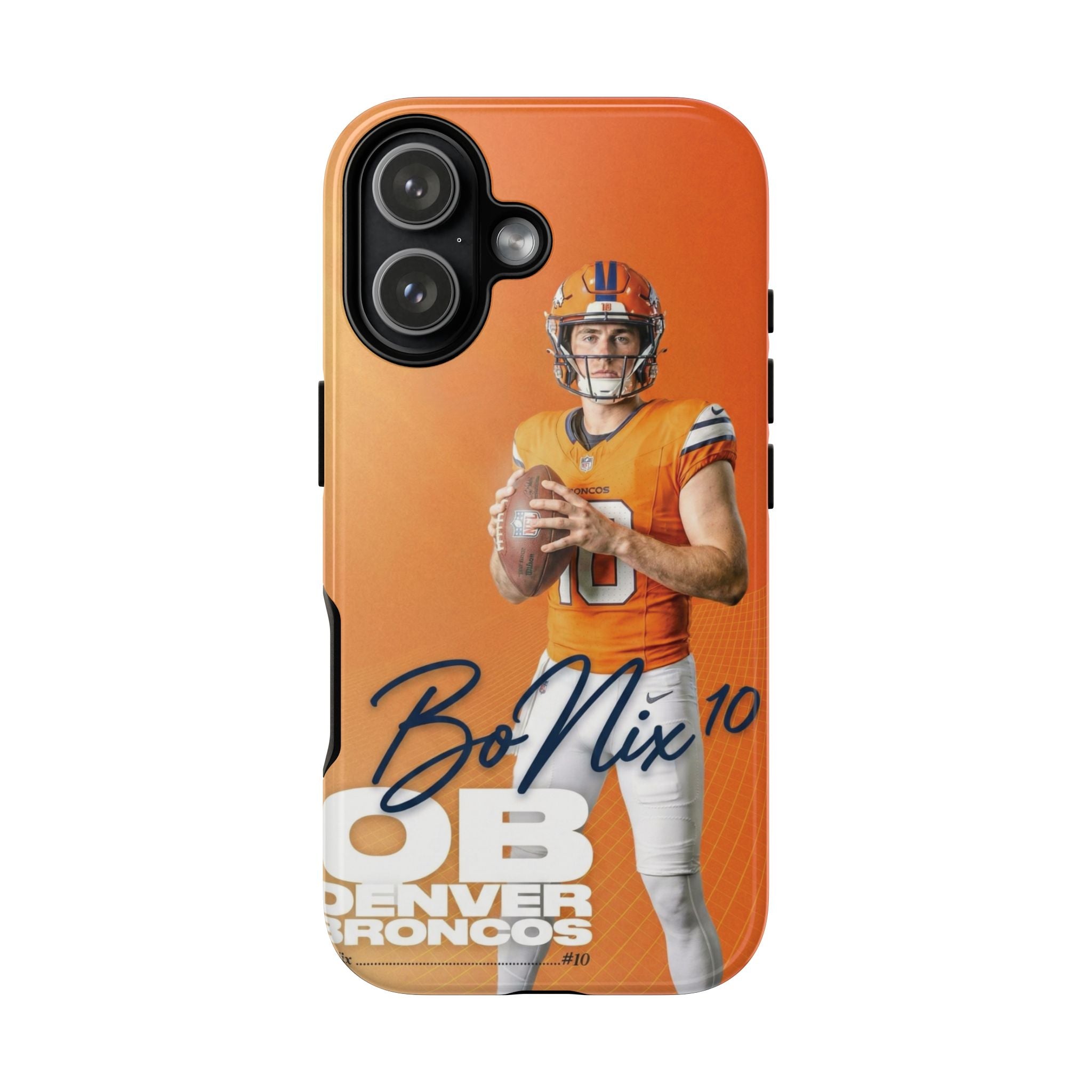 4 Style Bo Nix Denver Broncos Football Player NFL Inspire custom Sport Phone Case Collection for iPhone 17-11, Samsung S25-S21 - Senpai Wear