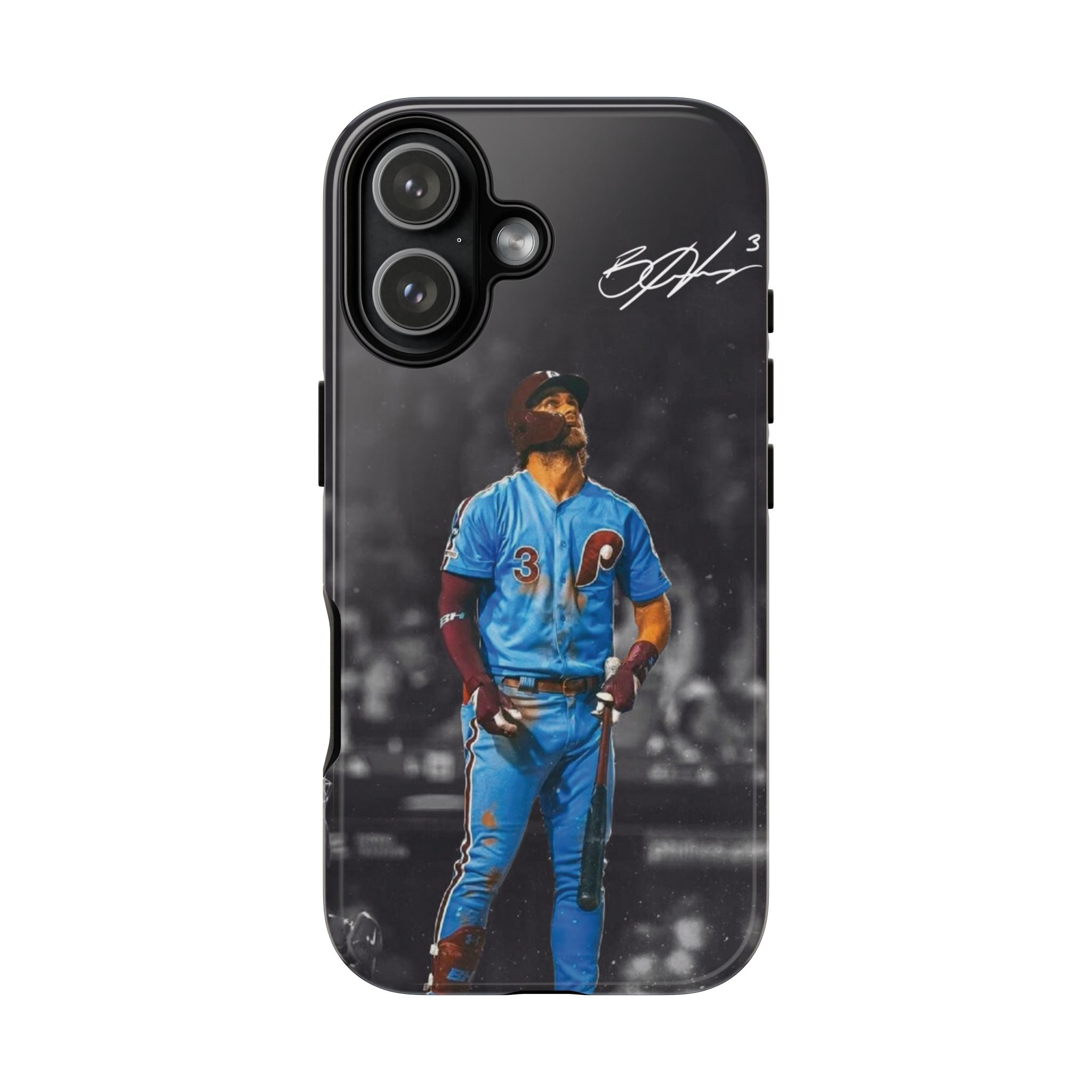 4 Style Bryce Harper Baseball Player MLB Inspire custom Sport Phone Case Collection for iPhone 17-11, Samsung S25-S21 - Senpai Wear