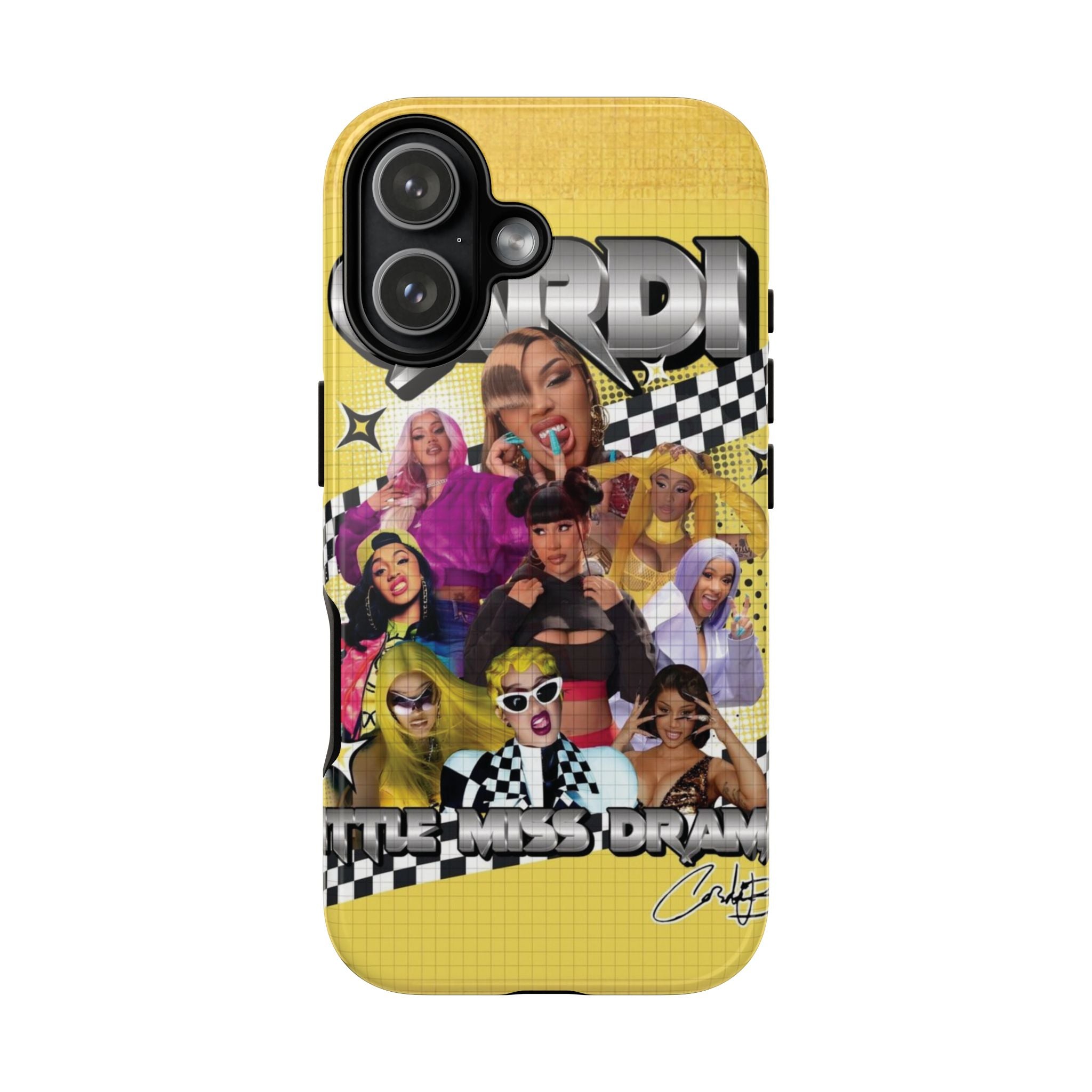 4 Style Cardi B Inspire Artist Phone Case Collection for iPhone 17-11, Samsung S25-S21 - Senpai Wear