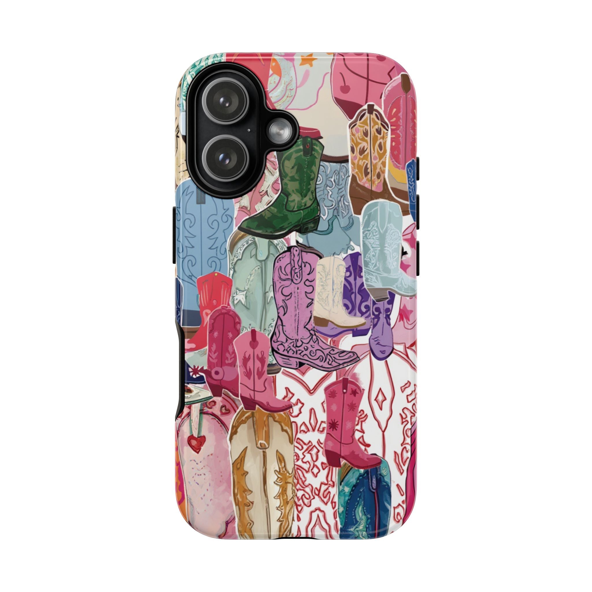 4 Style Cowboy Romance Inspire custom Trendy Phone Case Collection for iPhone 17-11, Samsung S25-S21 - Senpai Wear