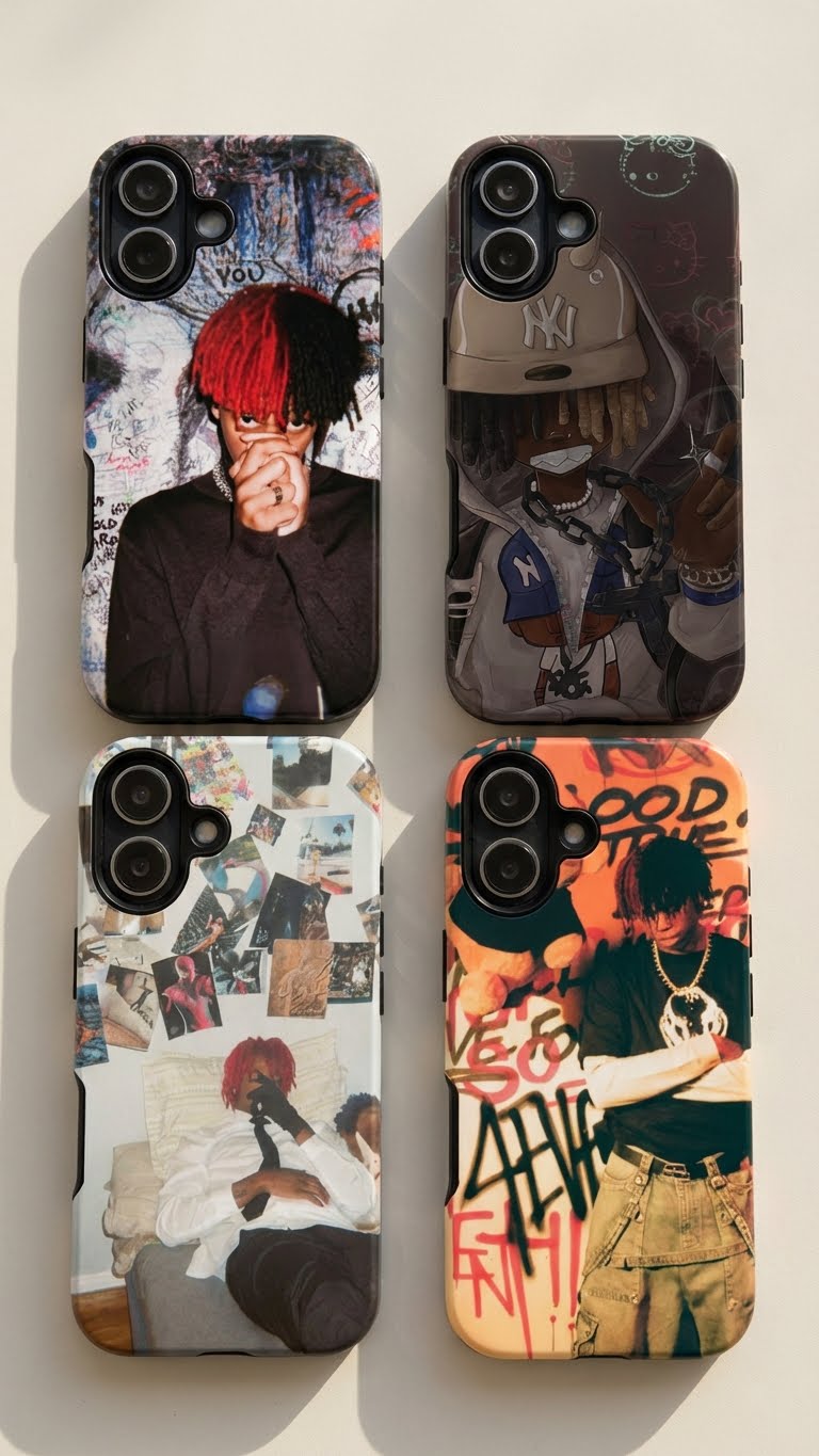 4 Style DC The Don Rapper Inspire custom Artist Phone Case Collection for iPhone 17-11, Samsung S25-S21 - Senpai Wear