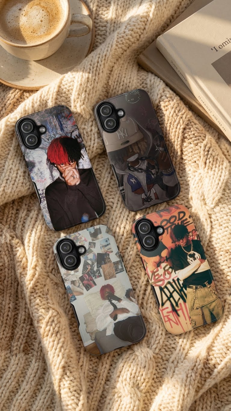 4 Style DC The Don Rapper Inspire custom Artist Phone Case Collection for iPhone 17-11, Samsung S25-S21 - Senpai Wear