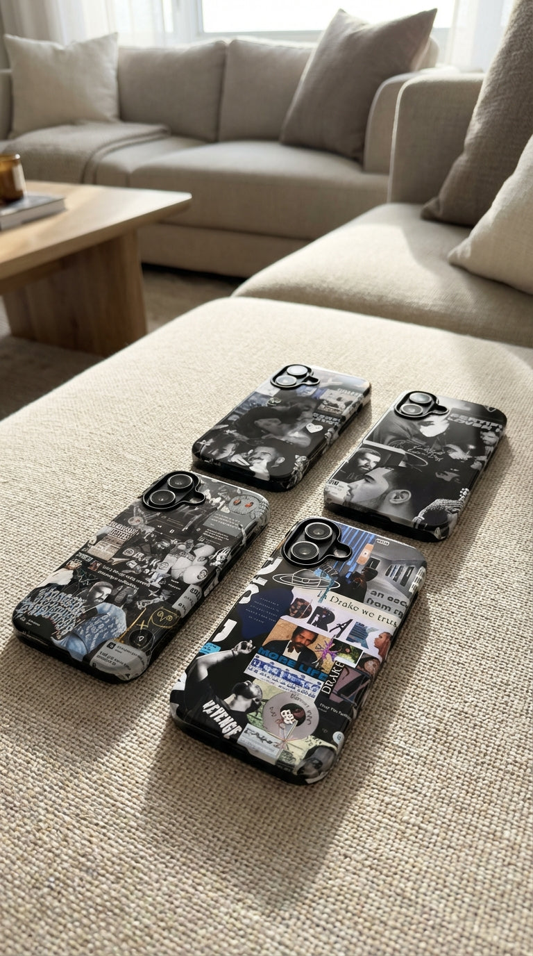 4 Style Drake Certified Lover Boy Inspire Artist Phone Case Collection for iPhone 17-11, Samsung S25-S21 - Senpai Wear