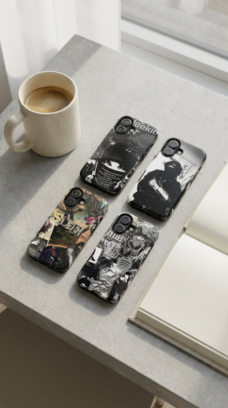 4 Style Esdekid Inspire Artist Phone Case Collection for iPhone 17-11, Samsung S25-S21 - Senpai Wear