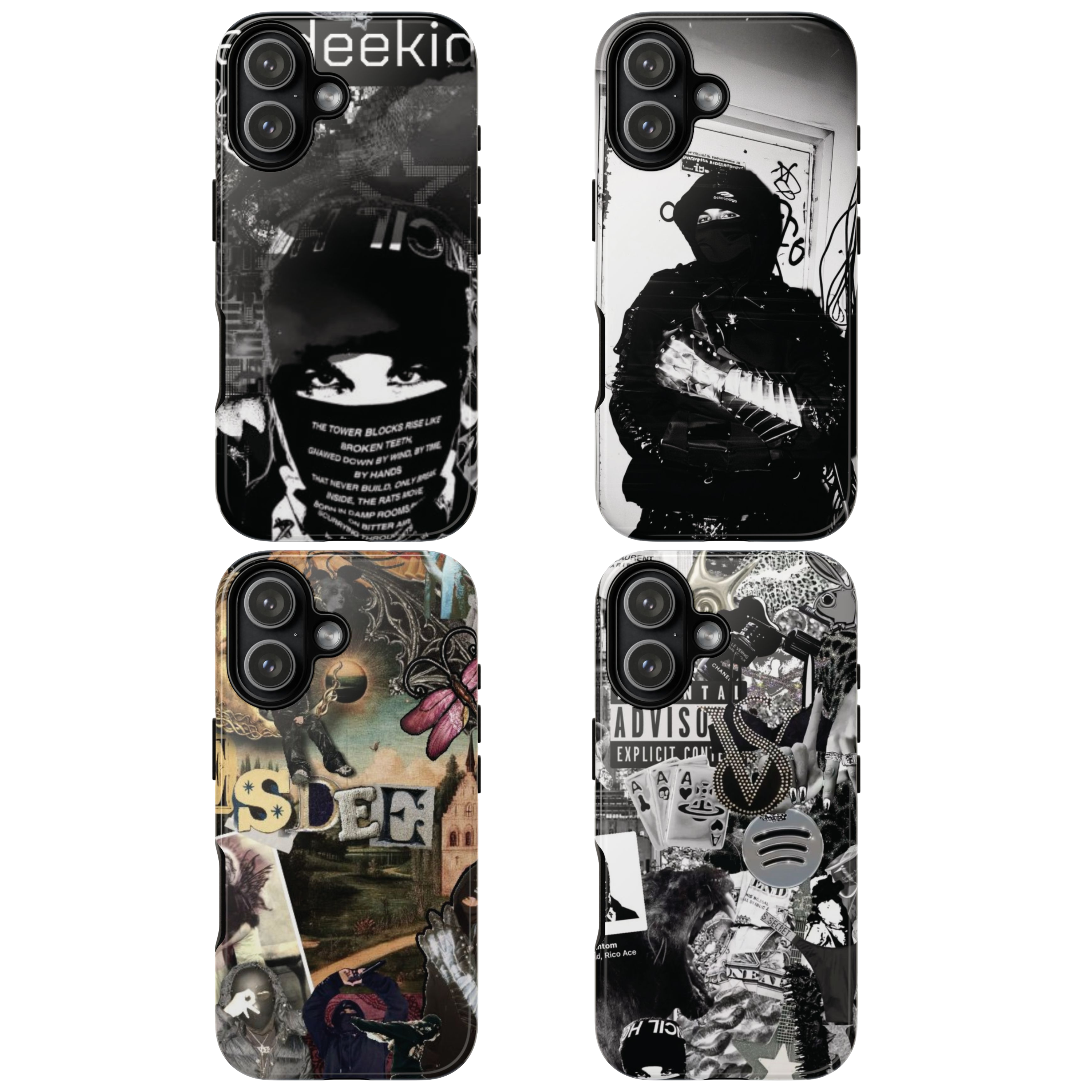 4 Style Esdekid Inspire Artist Phone Case Collection for iPhone 17-11, Samsung S25-S21 - Senpai Wear