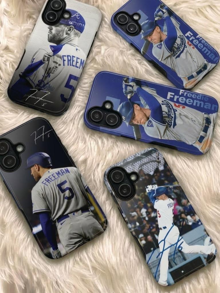4 Style Freddie Freeman Baseball Player MLB Inspire custom Sport Phone Case Collection for iPhone 17-11, Samsung S25-S21 - Senpai Wear