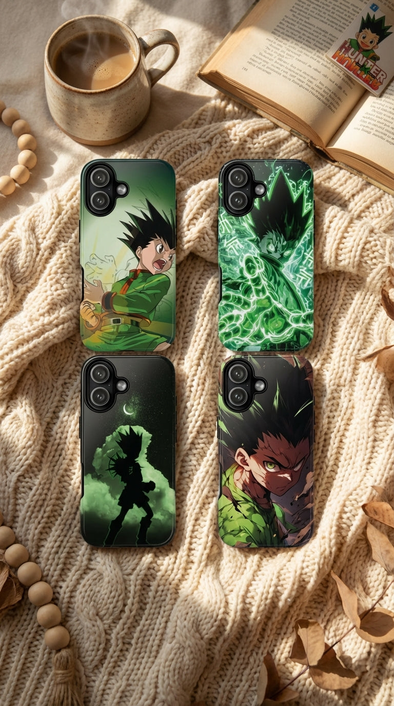 4 Style Gon Freecss Hunter x Hunter Inspire custom Anime Phone Case Collection for iPhone 17-11, Samsung S25-S21 - Senpai Wear