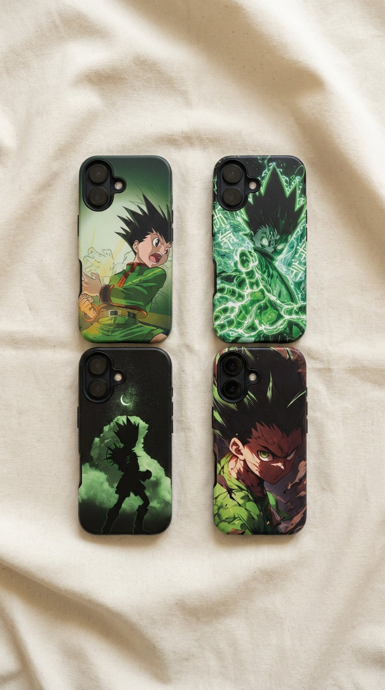 4 Style Gon Freecss Hunter x Hunter Inspire custom Anime Phone Case Collection for iPhone 17-11, Samsung S25-S21 - Senpai Wear