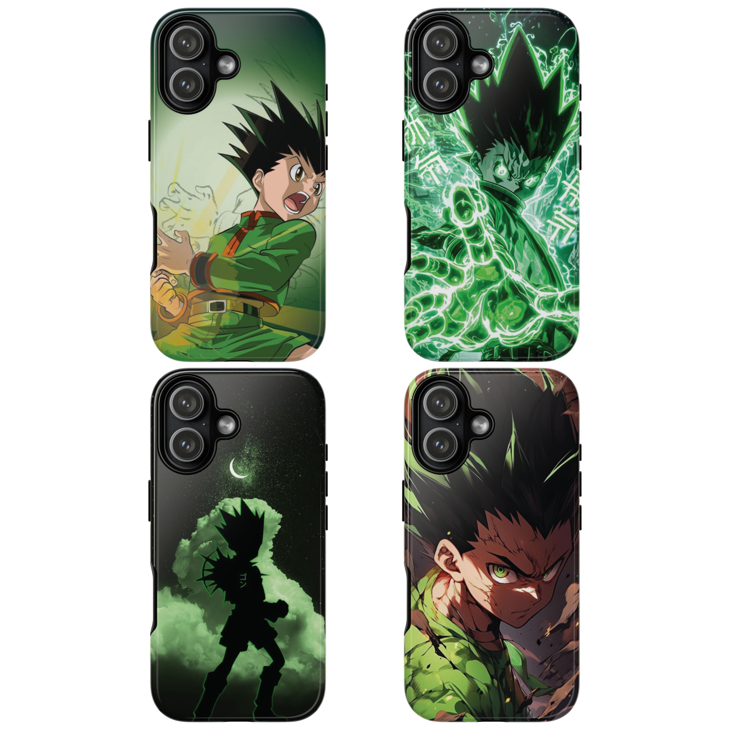 4 Style Gon Freecss Hunter x Hunter Inspire custom Anime Phone Case Collection for iPhone 17-11, Samsung S25-S21 - Senpai Wear