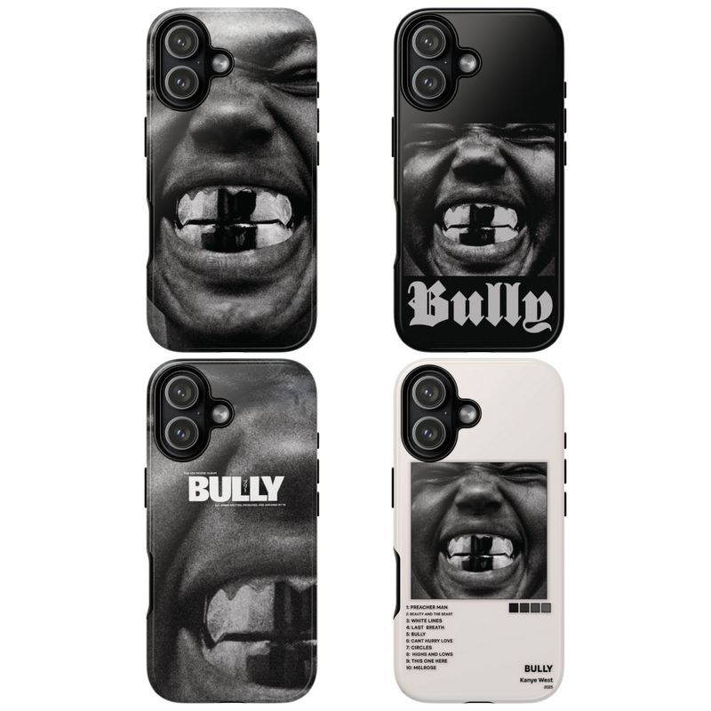 4 Style Kanye West Bully Inspire custom Artist Phone Case Collection for iPhone 17-11, Samsung S25-S21 - Senpai Wear