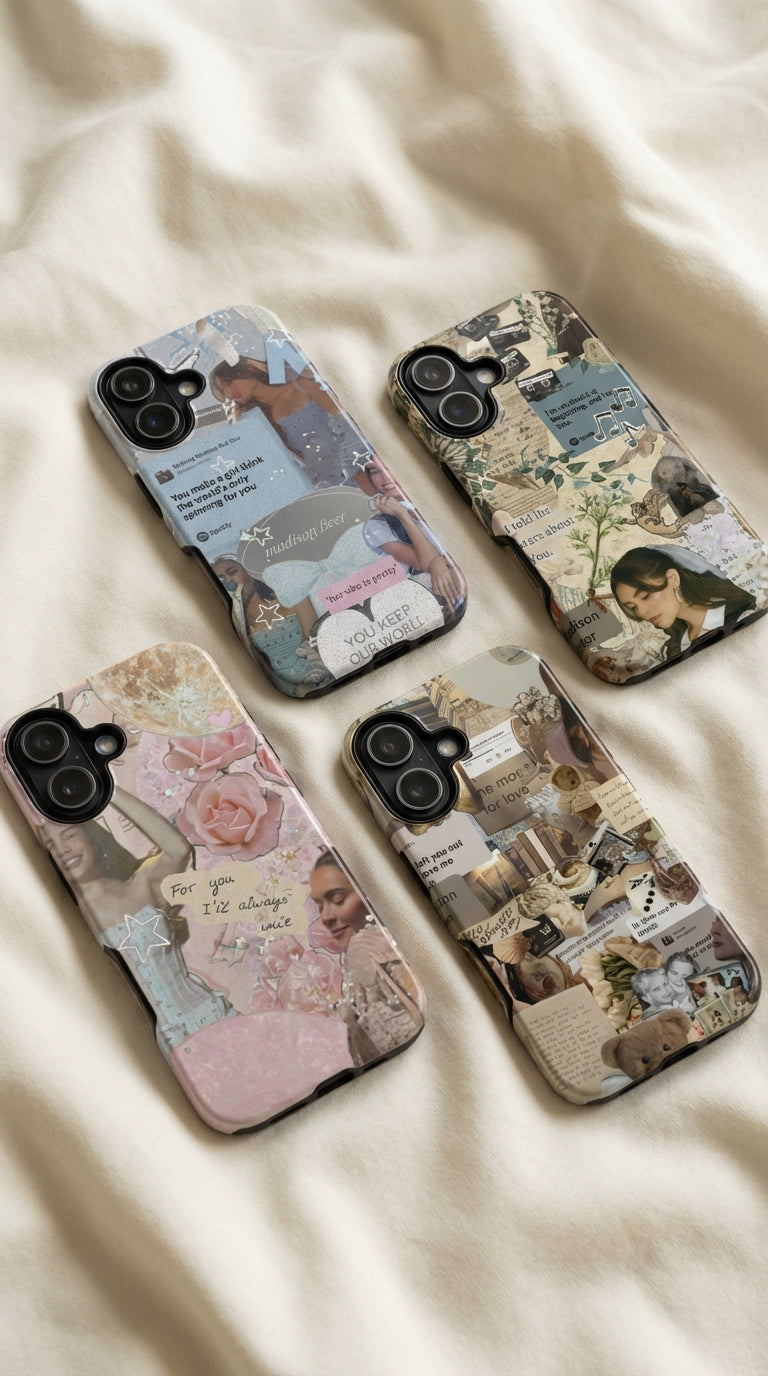 4 Style Madison Beer Inspire Artist Phone Case Collection for iPhone 17-11, Samsung S25-S21 - Senpai Wear