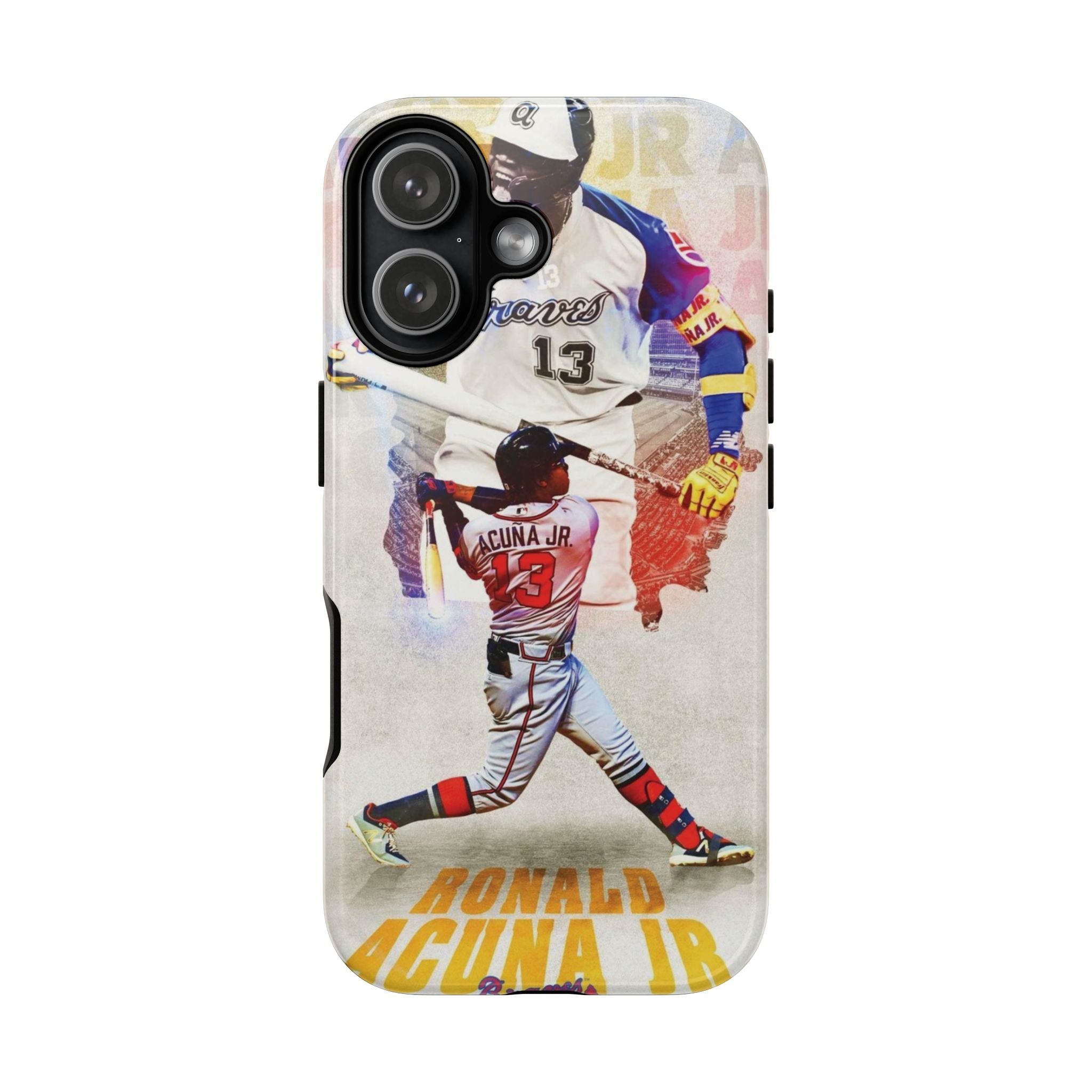 4 Style Ronald Acuña Jr Baseball Player MLB Inspire custom Sport Phone Case Collection for iPhone 17-11, Samsung S25-S21 - Senpai Wear