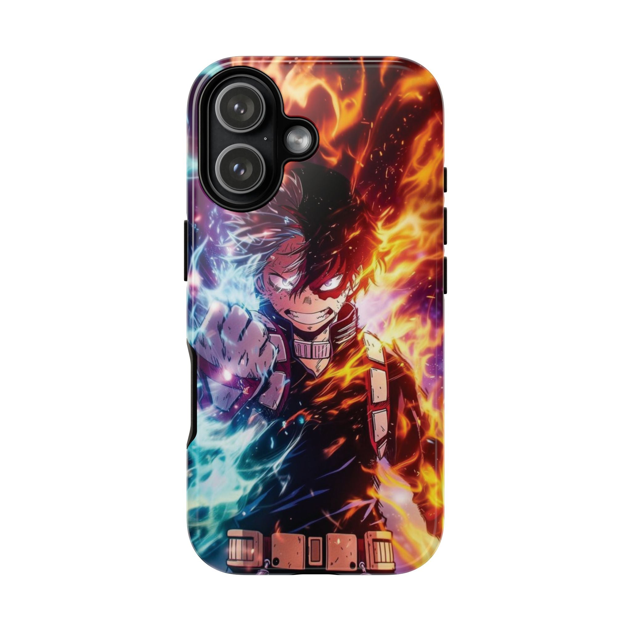 4 Style  Shoto Todoroki My Hero Academia Inspire custom Anime Phone Case Collection for iPhone 17-11, Samsung S25-S21 - Senpai Wear