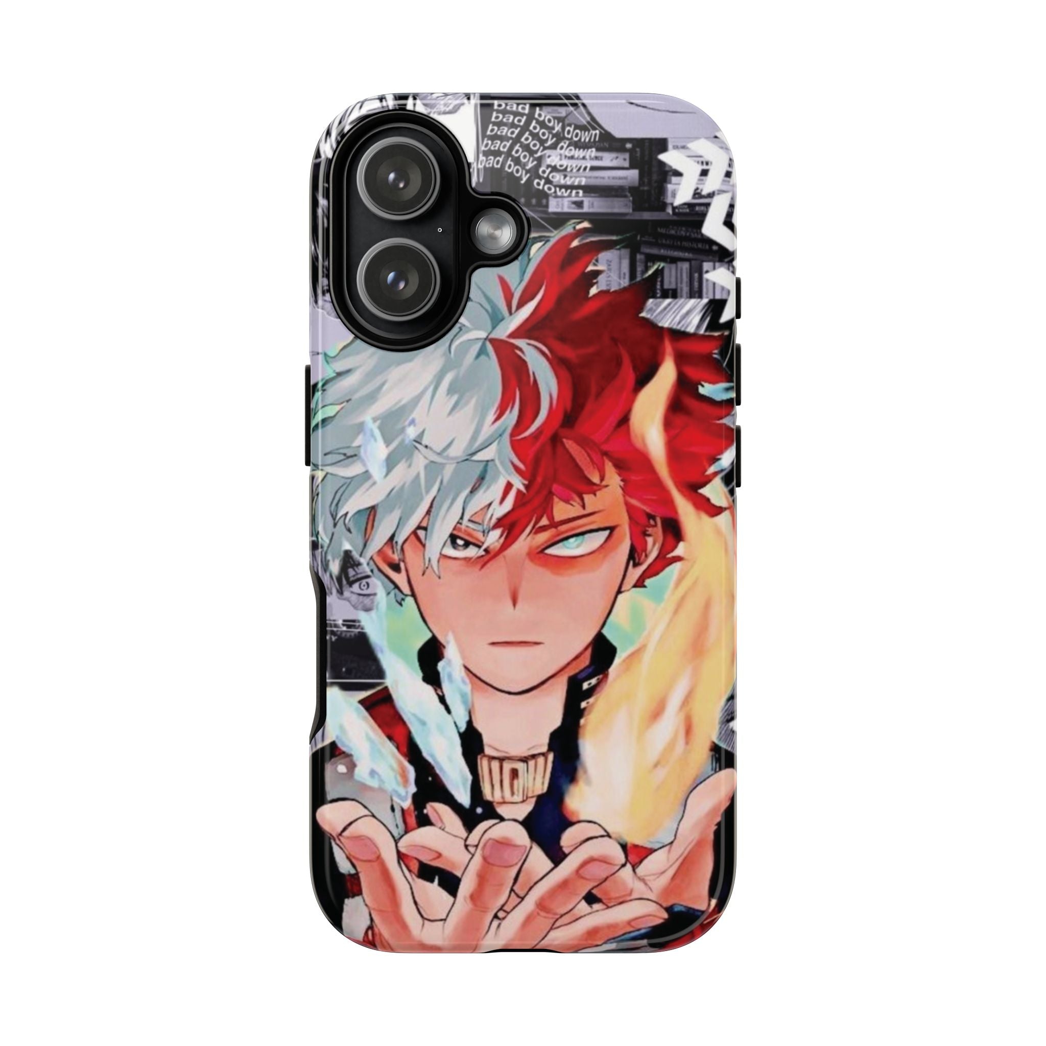 4 Style  Shoto Todoroki My Hero Academia Inspire custom Anime Phone Case Collection for iPhone 17-11, Samsung S25-S21 - Senpai Wear