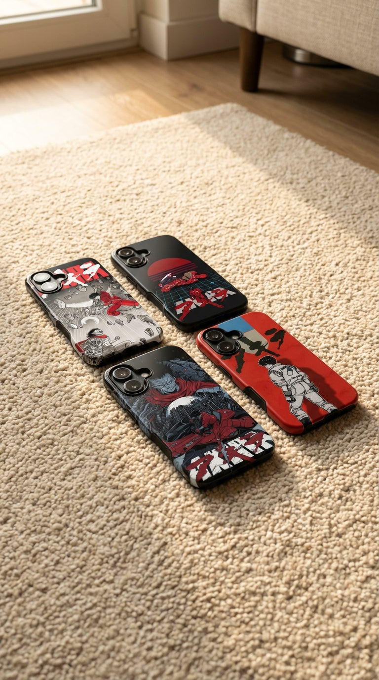 4 Style Tetsuo Shima Akira Inspire custom Anime Phone Case Collection for iPhone 17-11, Samsung S25-S21 - Senpai Wear