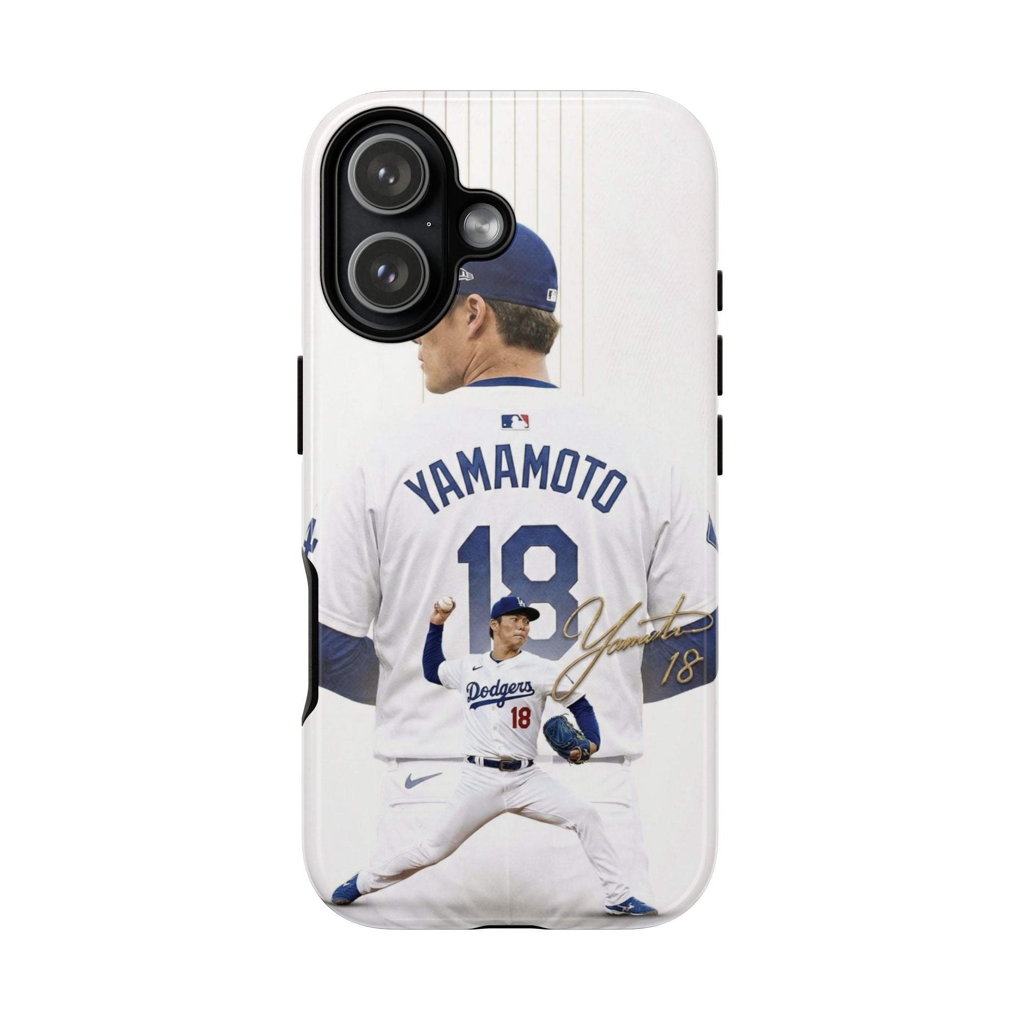 4 Style Yamamoto Yoshinobu Baseball Player MLB Inspire custom Sport Phone Case Collection for iPhone 17-11, Samsung S25-S21 - Senpai Wear