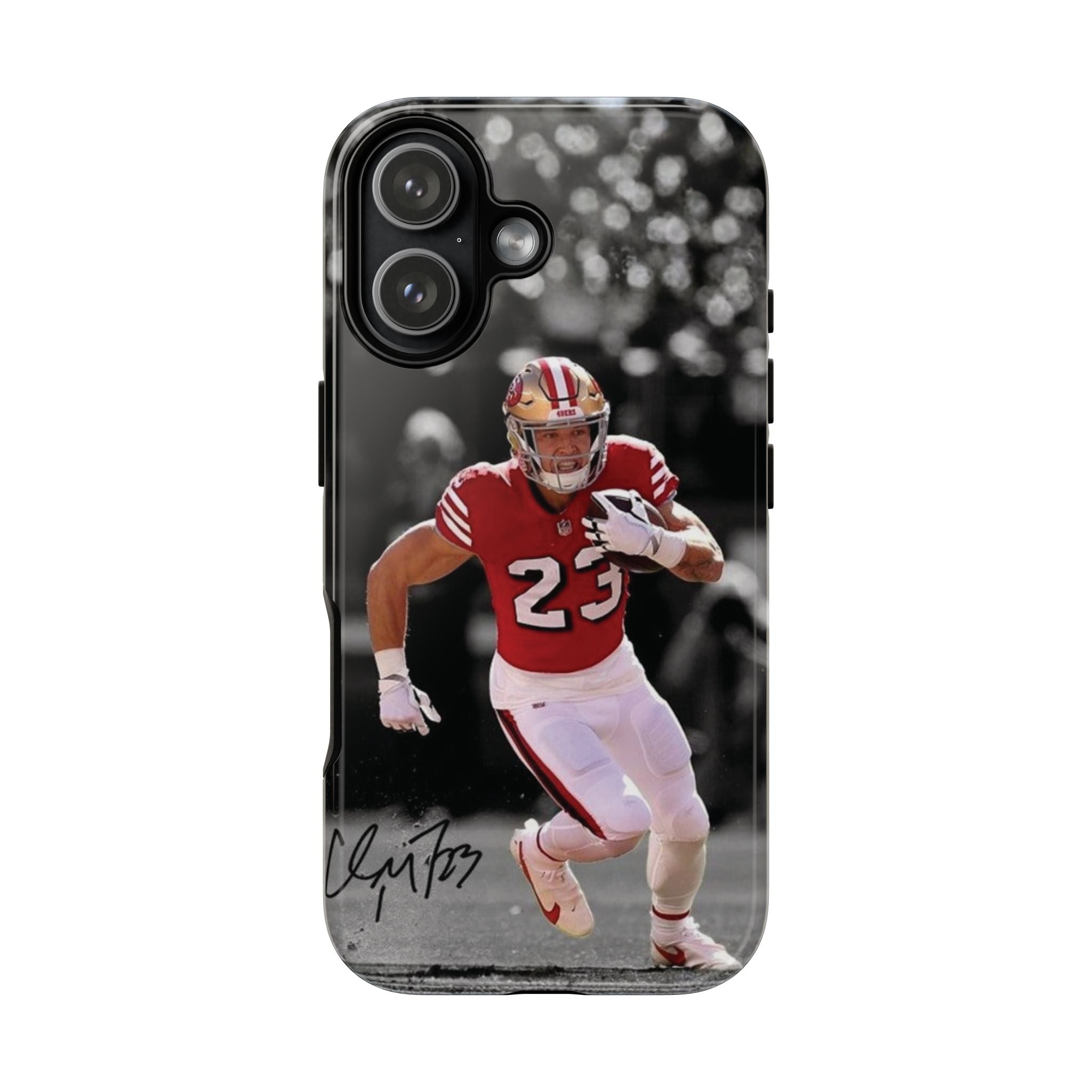 5 Style Christian McCaffrey Football Player NFL Inspire custom Sport Phone Case Collection for iPhone 17-11, Samsung S25-S21 - Senpai Wear