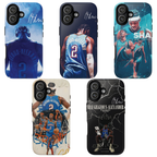 5 Style Shai Gilgeous-Alexander Basketball Player NBA Inspire custom Sport Phone Case Collection for iPhone 17-11, Samsung S25-S21 - Senpai Wear