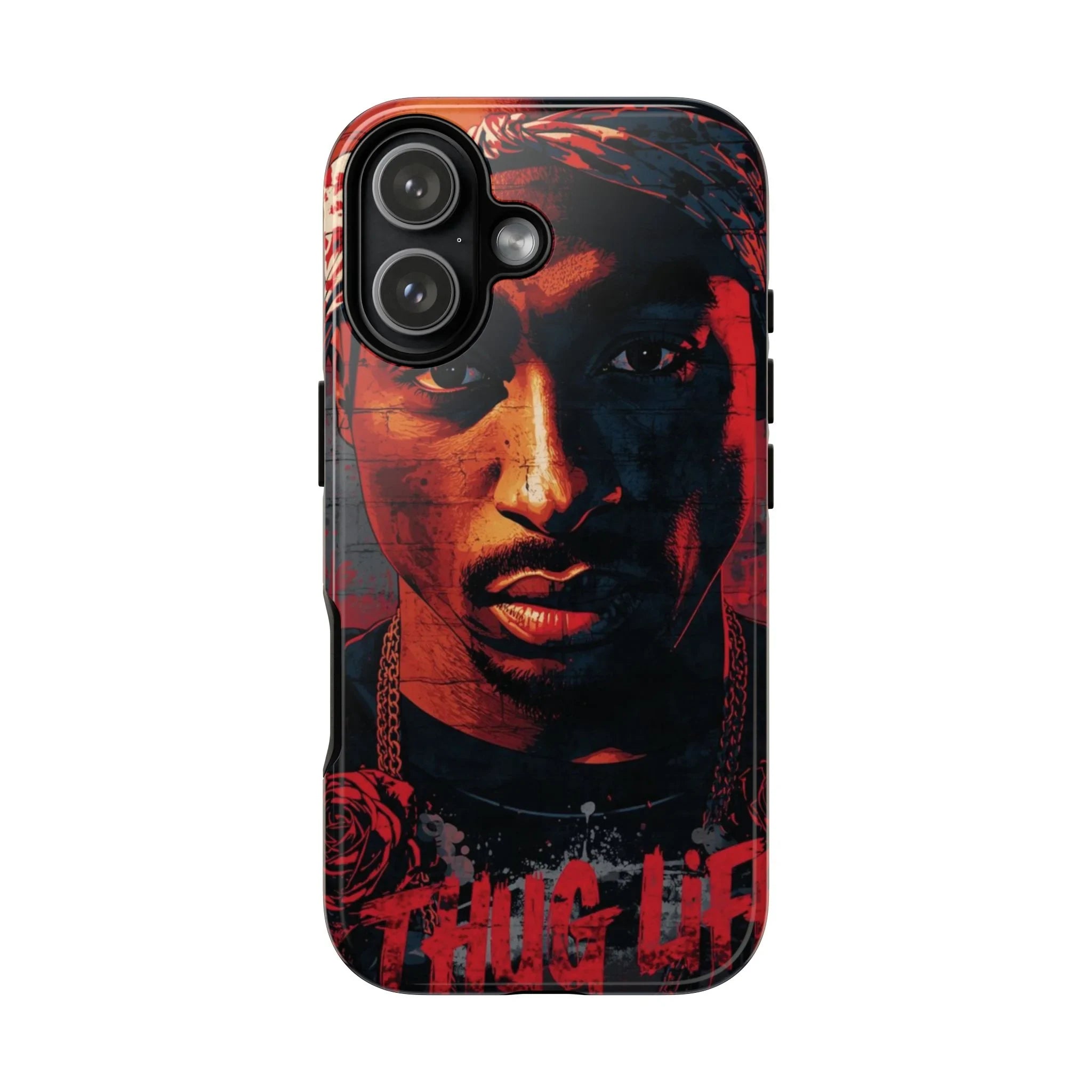 6 Style 2Pac Rapper Inspire custom Artist Phone Case Collection for iPhone 17-11, Samsung S25-S21 - Senpai Wear