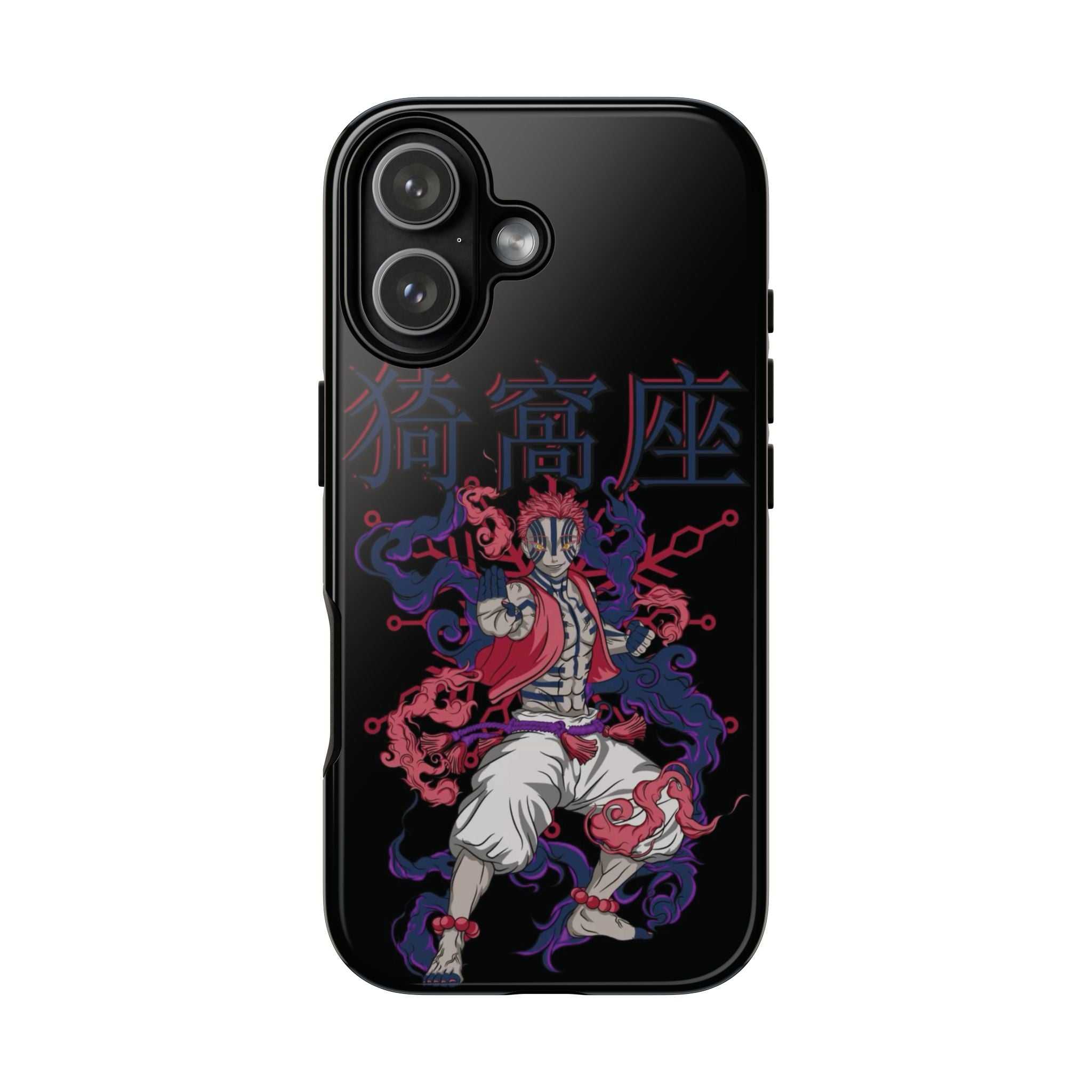 6 Style Akaza Demon Slayer Inspire custom Anime Phone Case Collection for iPhone 17-11, Samsung S25-S21 - Senpai Wear