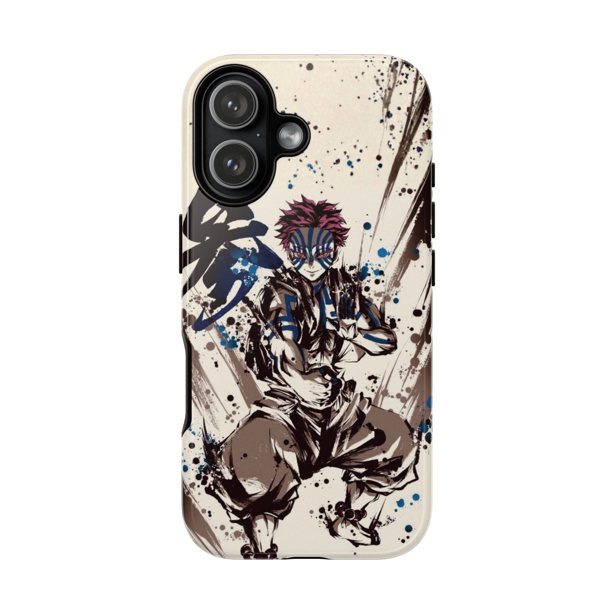 6 Style Akaza Demon Slayer Inspire custom Anime Phone Case Collection for iPhone 17-11, Samsung S25-S21 - Senpai Wear