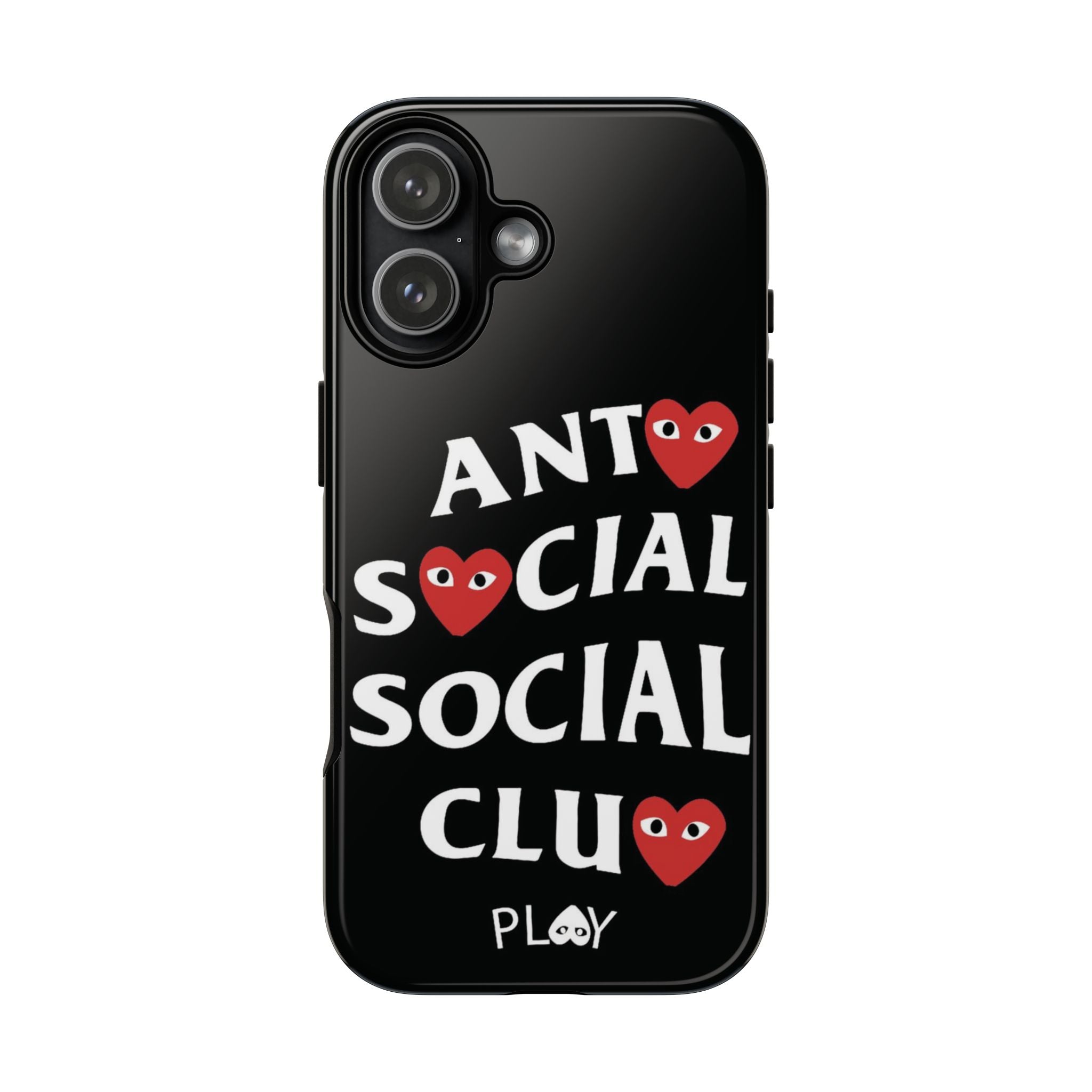 6 Style Anti Social Social Club Inspire custom Trendy Phone Case Collection for iPhone 17-11, Samsung S25-S21 - Senpai Wear