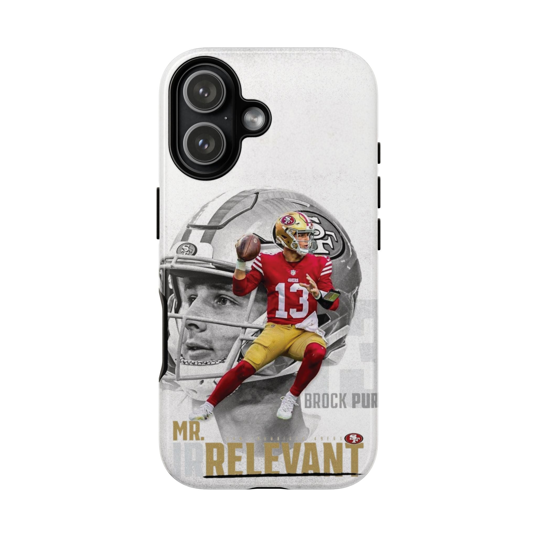 6 Style Brock Purdy Football Player NFL Inspire custom Sport Phone Case Collection for iPhone 17-11, Samsung S25-S21 - Senpai Wear
