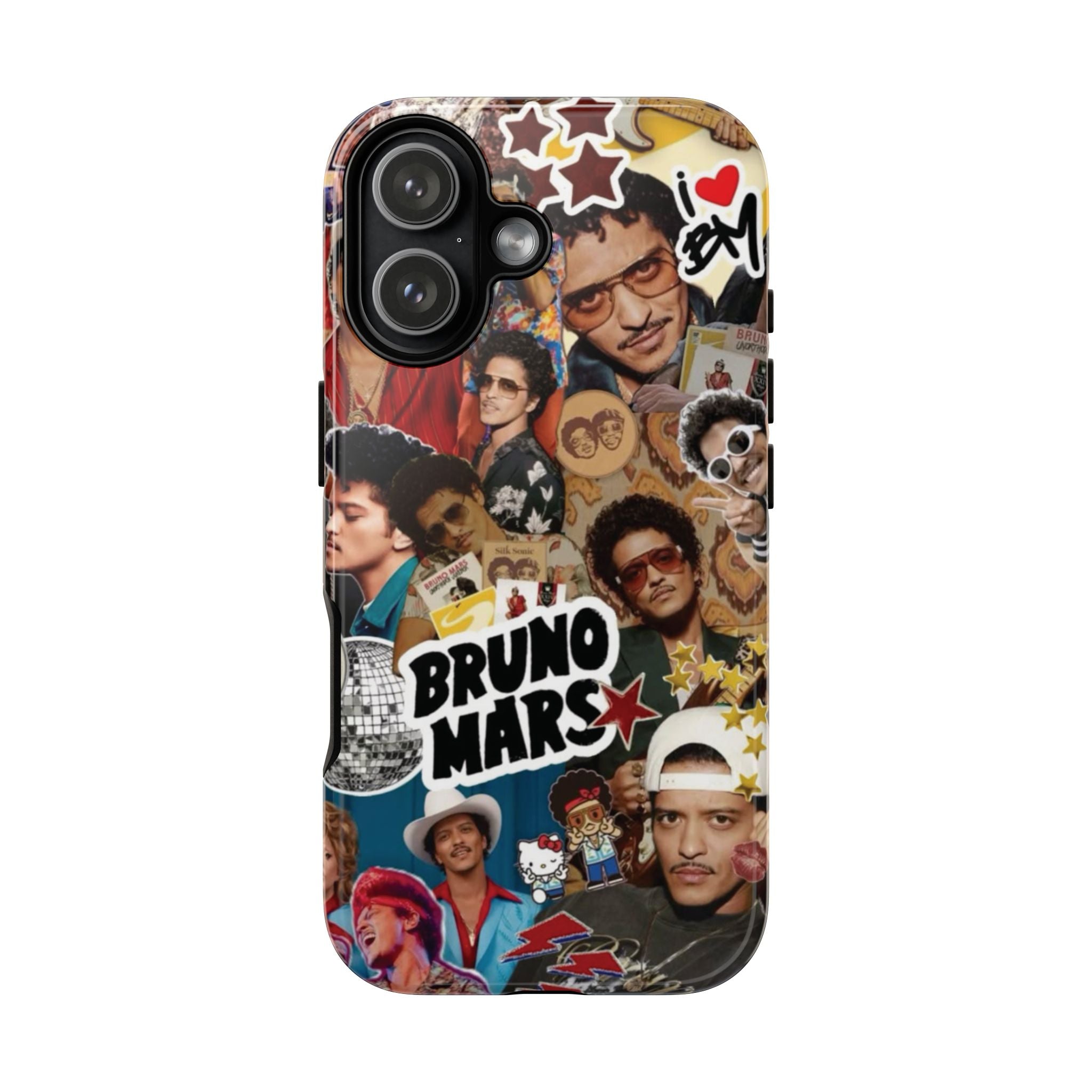 6 Style Bruno Mars Music Inspire Artist Phone Case Collection for iPhone 17-11, Samsung S25-S21 - Senpai Wear