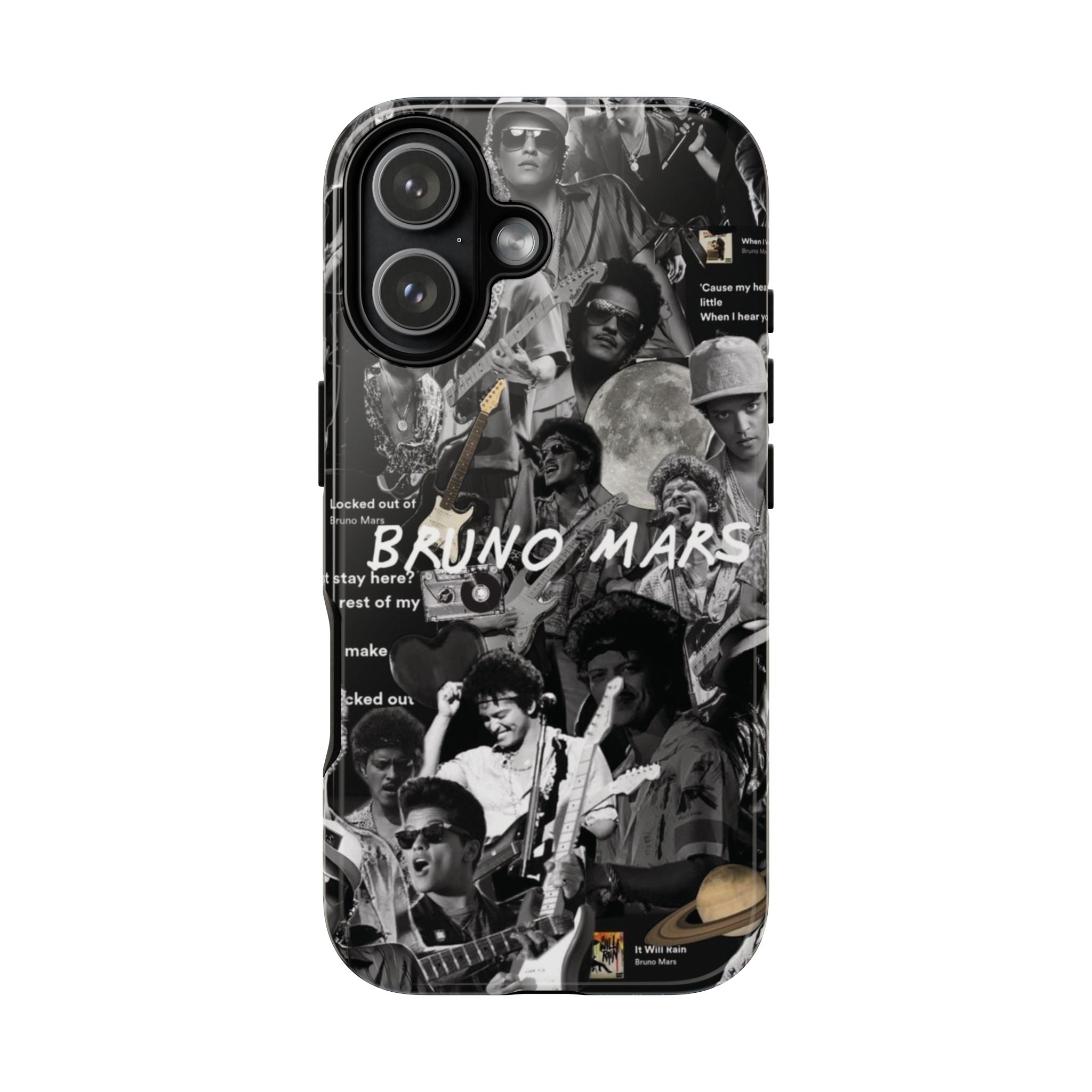 6 Style Bruno Mars Music Inspire Artist Phone Case Collection for iPhone 17-11, Samsung S25-S21 - Senpai Wear
