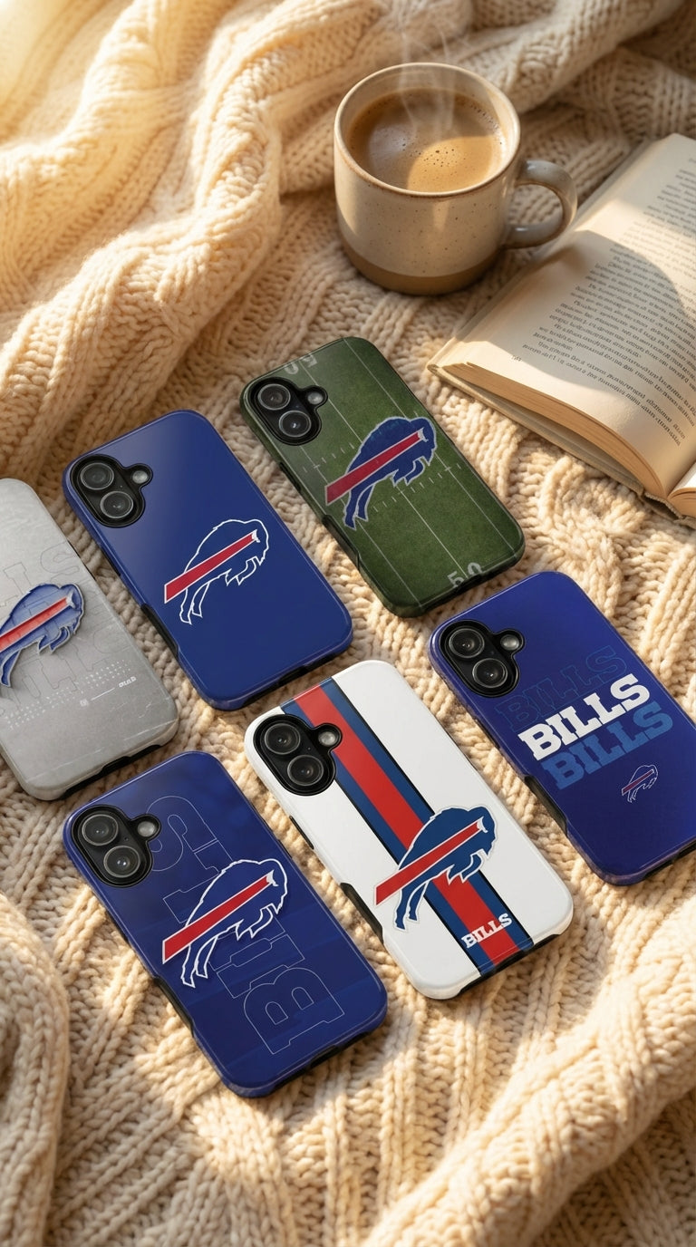 6 Style Buffalo Bills Football Team Inspire custom Sport Phone Case Collection for iPhone 17-11, Samsung S25-S21 - Senpai Wear